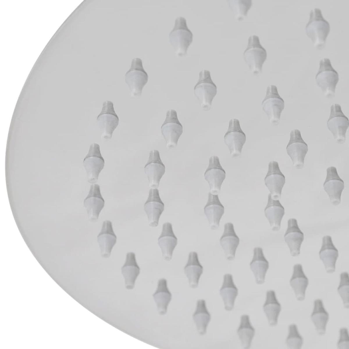 Cabezal de ducha efecto lluvia 2 pzs acero inoxidable Ø 30 cm