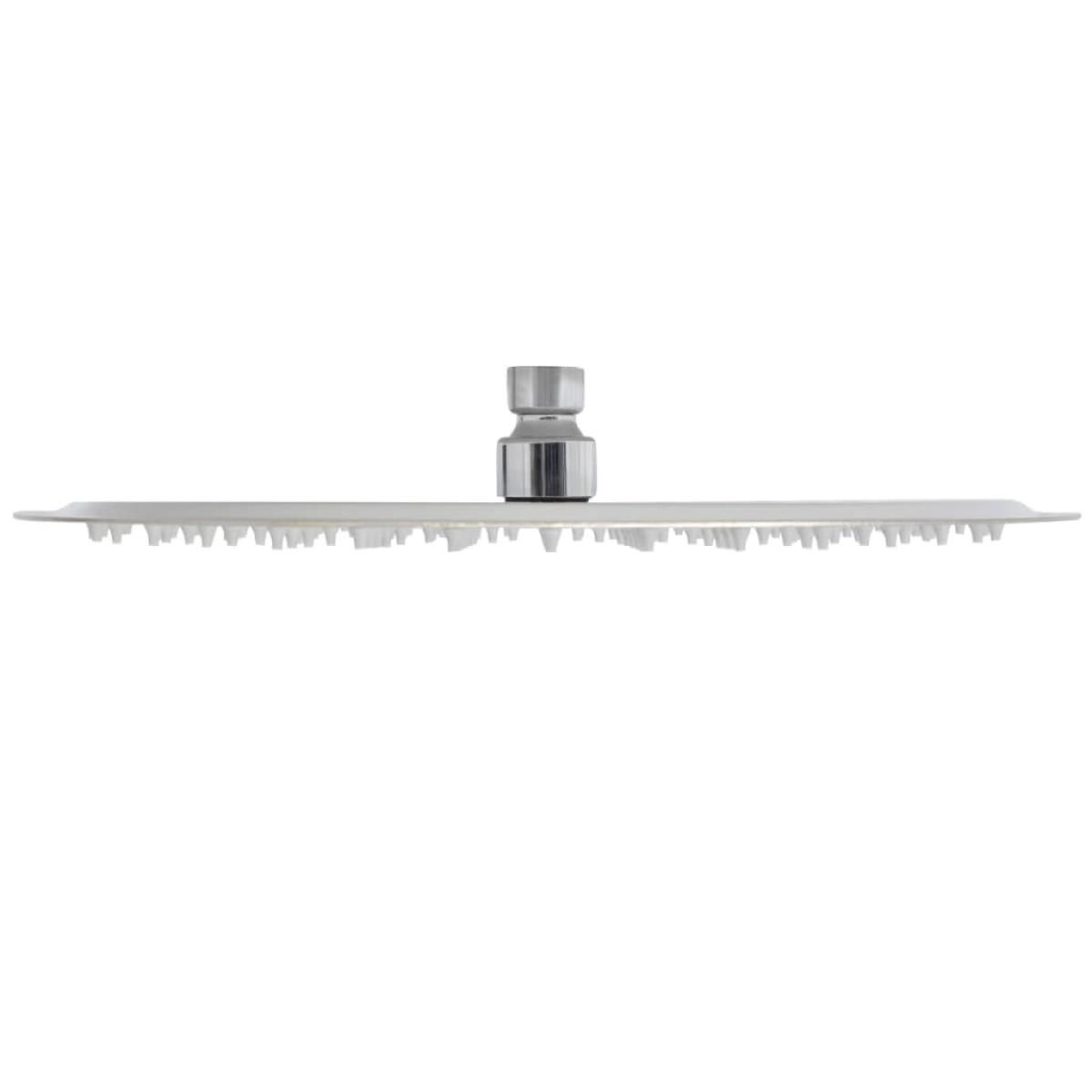 Cabezal de ducha efecto lluvia 2 pzs acero inoxidable Ø 30 cm