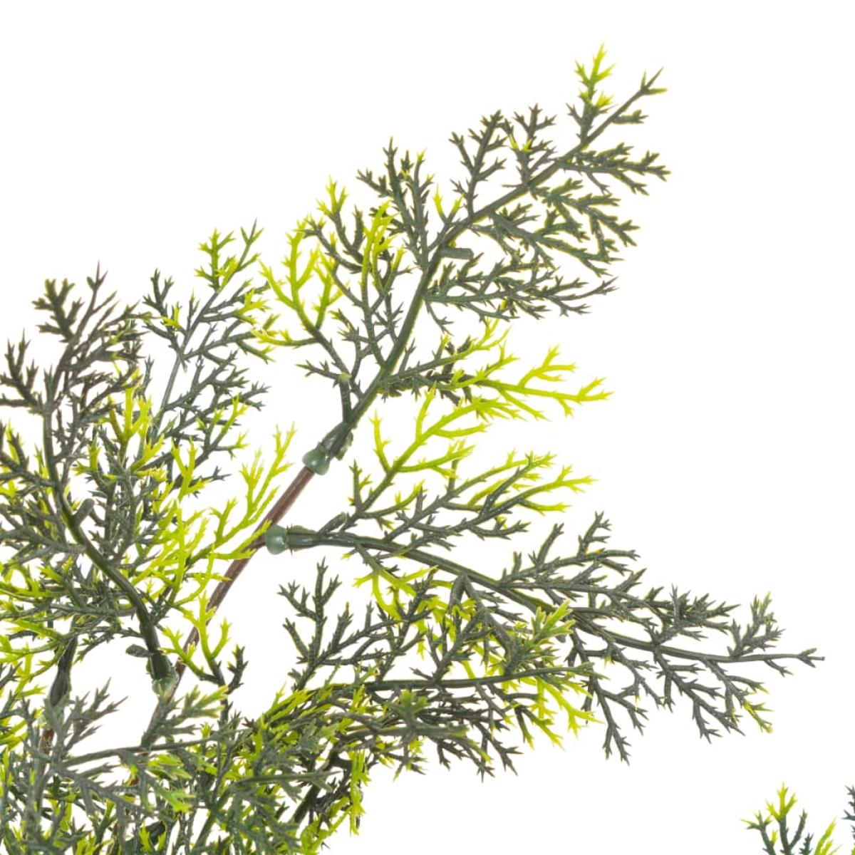 Planta artificial árbol ciprés con macetero 150 cm verde