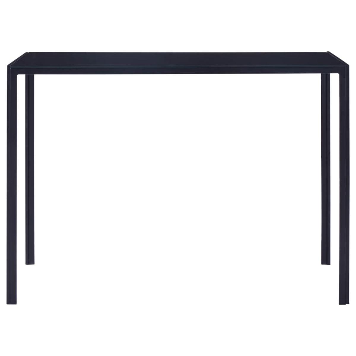 Conjunto de mesa y sillas de comedor 5 piezas marrón