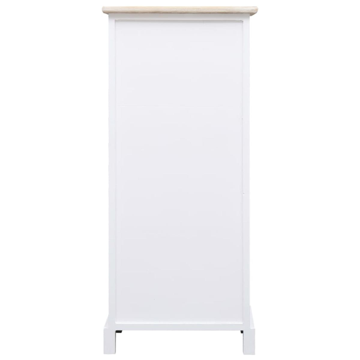 Armario auxiliar de madera de Paulownia 38x28x86 cm