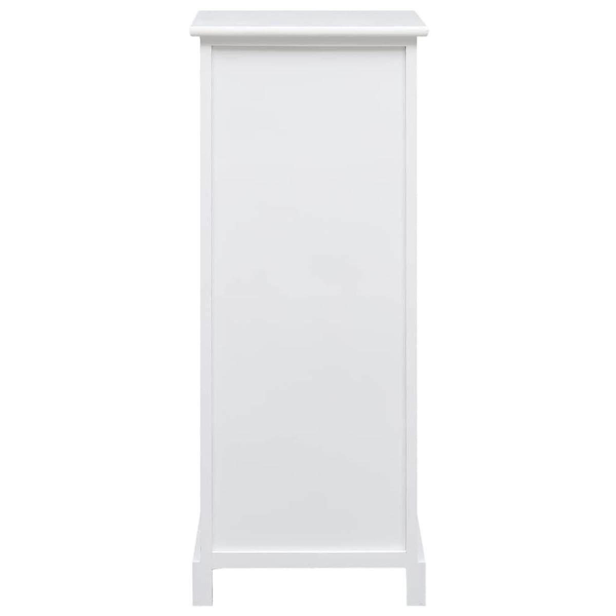 Armario auxiliar de madera de Paulownia 35x30x90 cm
