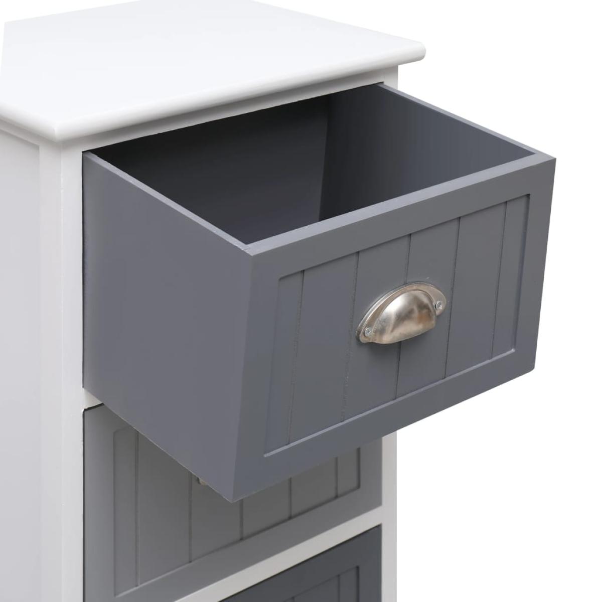 Armario auxiliar de madera de Paulownia 35x30x90 cm