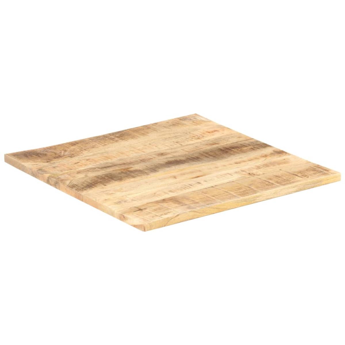 Superficie de mesa madera maciza de mango 25-27 mm 60x60 cm