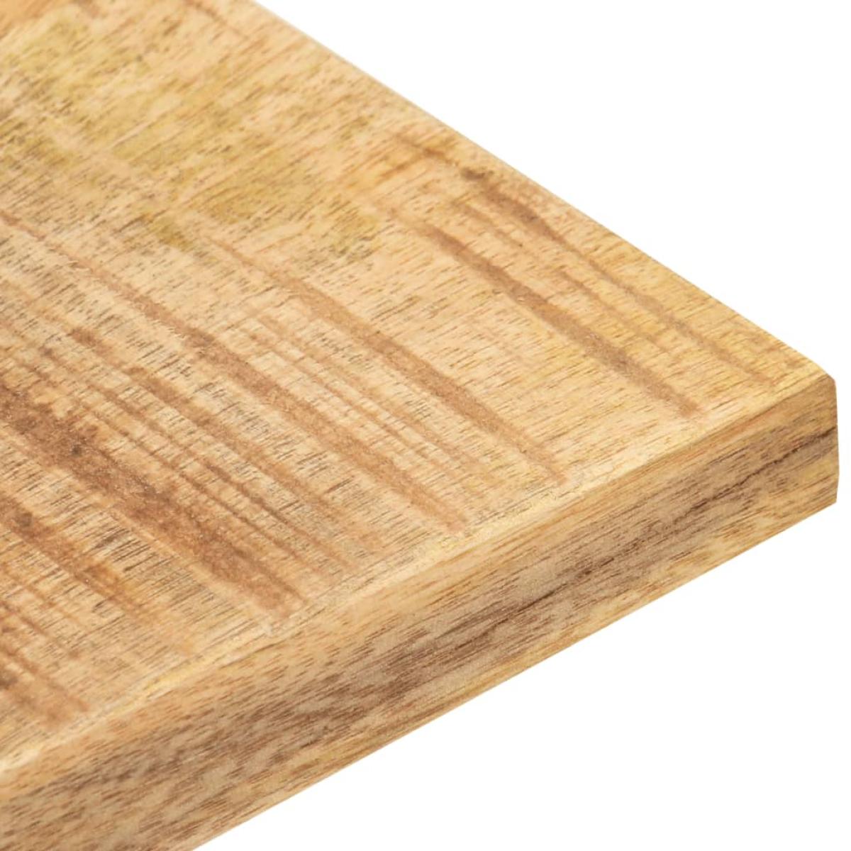 Superficie de mesa madera maciza de mango 25-27 mm 60x60 cm