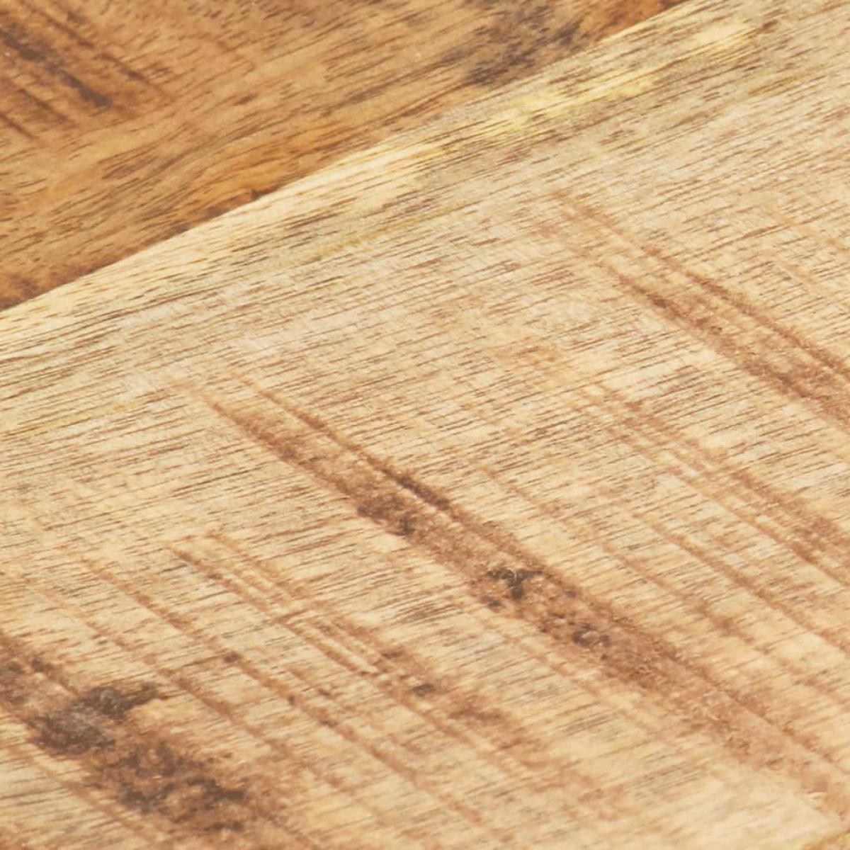 Superficie de mesa madera maciza de mango 25-27 mm 60x60 cm