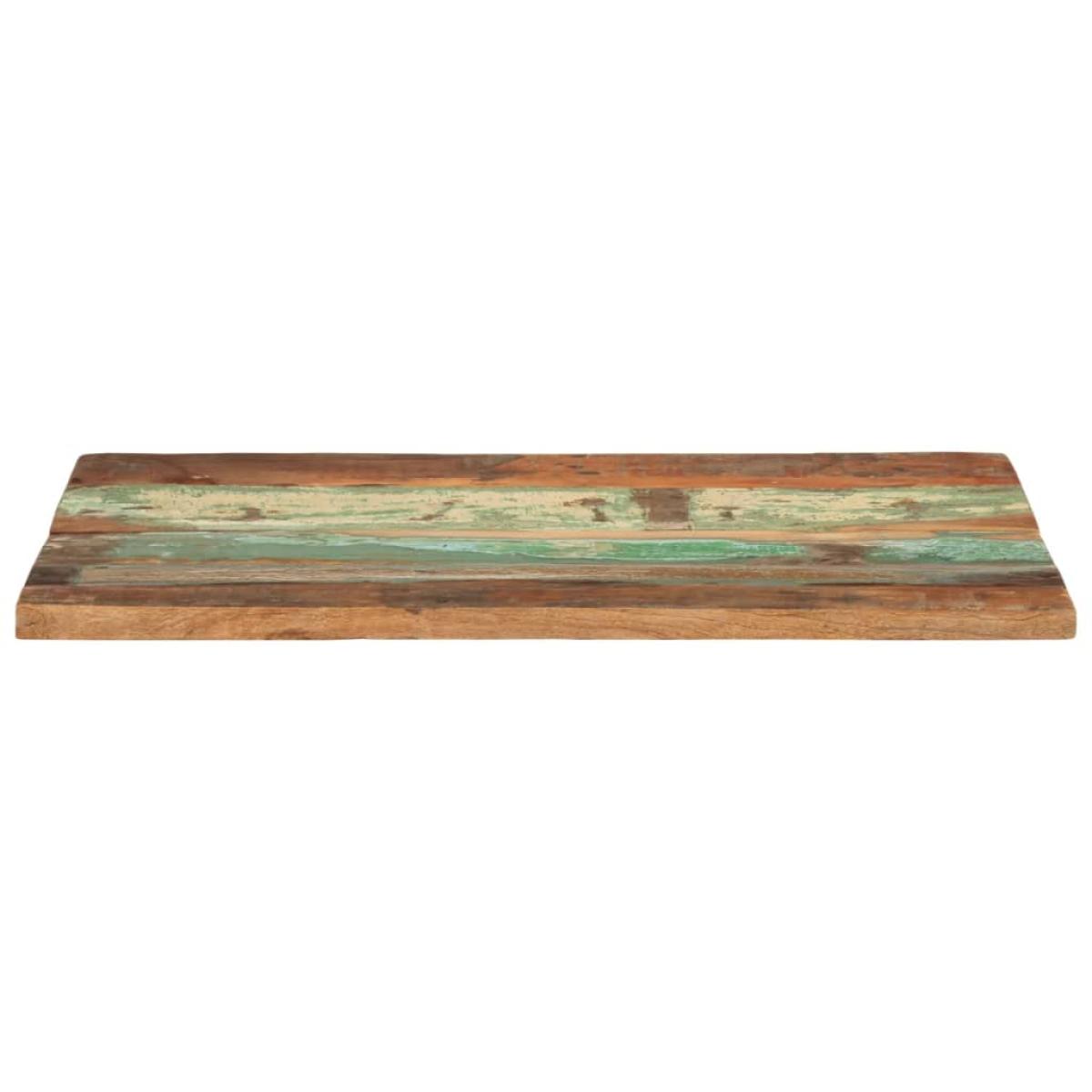 Tablero de mesa rectangular madera maciza 80x80 cm 25-27 mm