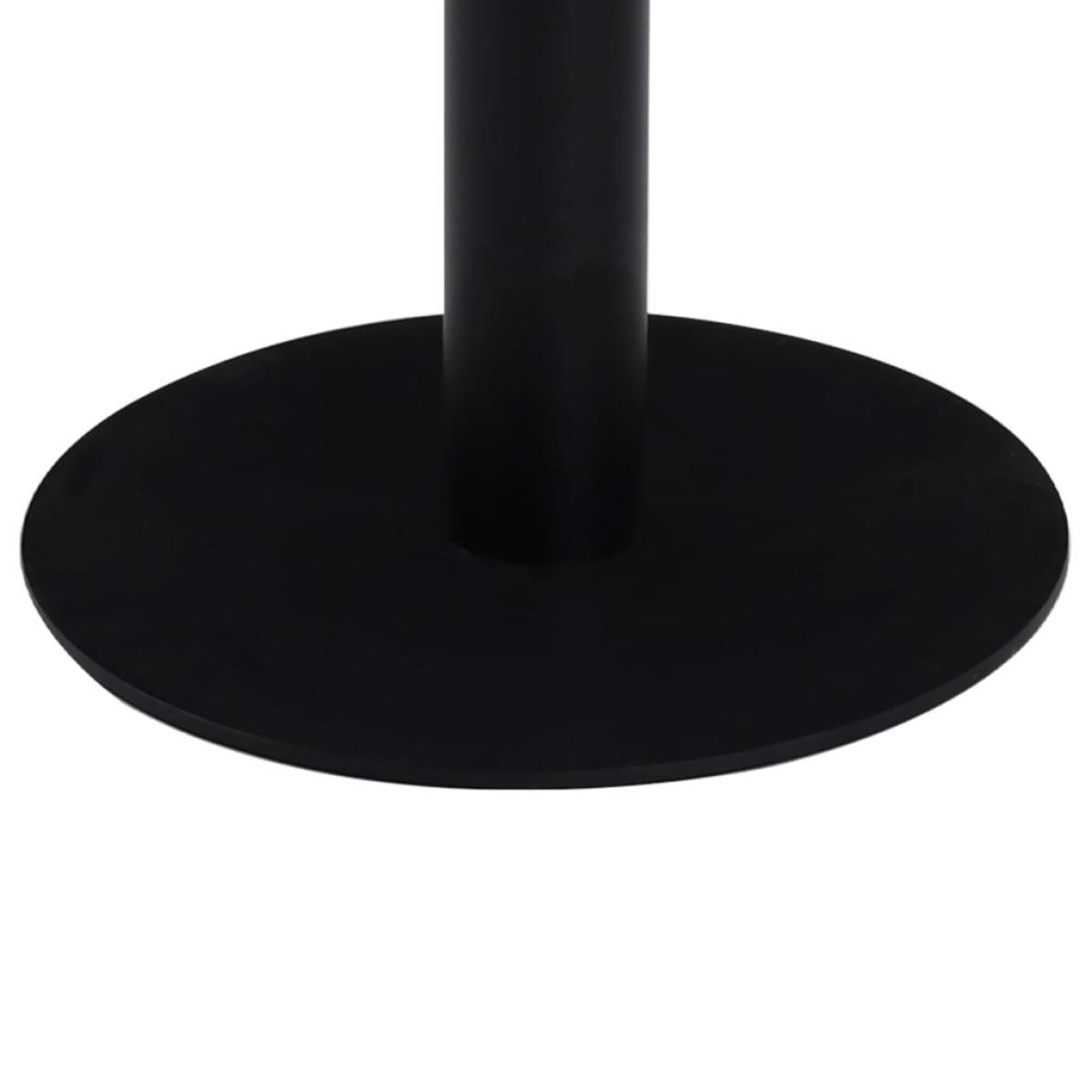 Mesa de bistró MDF marrón oscuro 50 cm