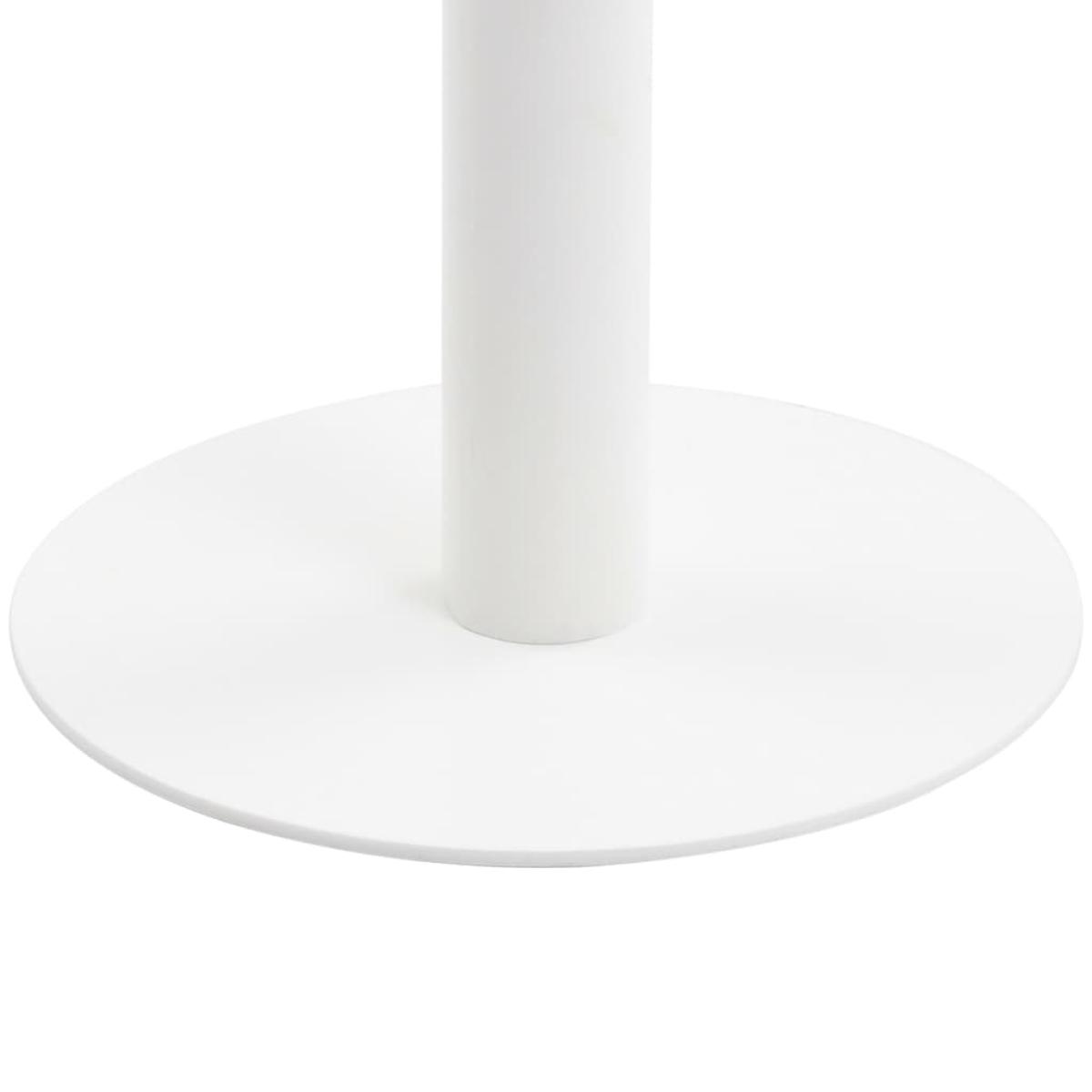 Mesa de bistró MDF marrón claro 60 cm 