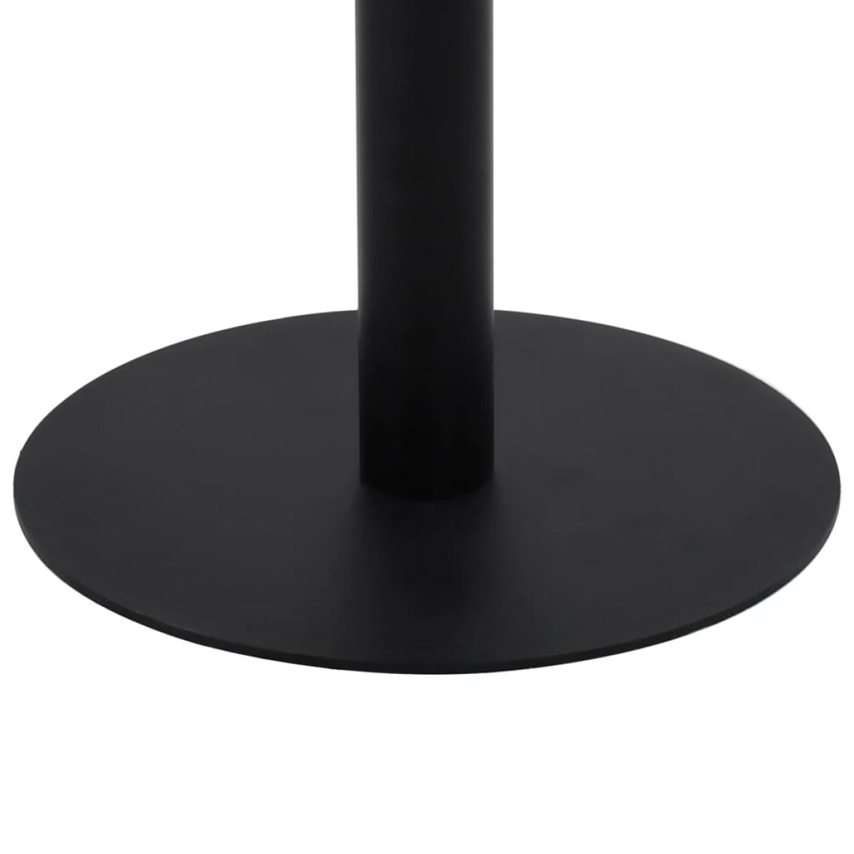 Mesa de bistró MDF marrón claro 80 cm 