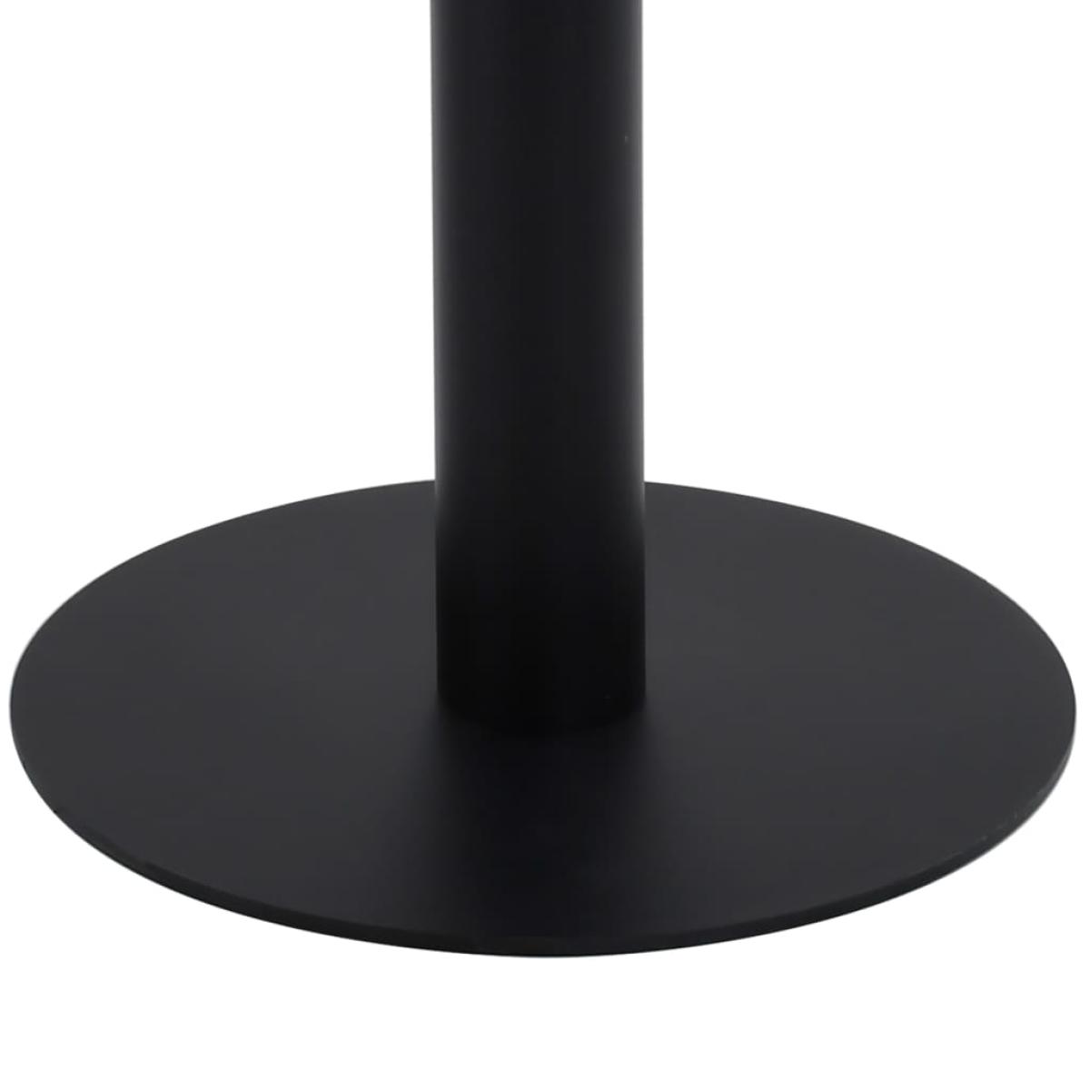 Mesa de bistró MDF marrón oscuro 50x50 cm 