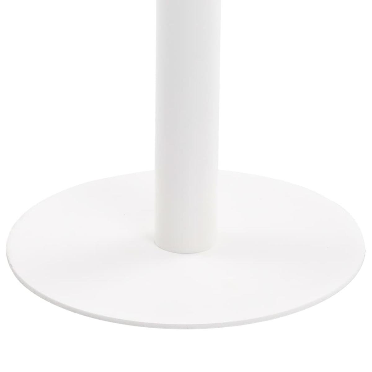 Mesa de bistró MDF marrón claro 60x60 cm 