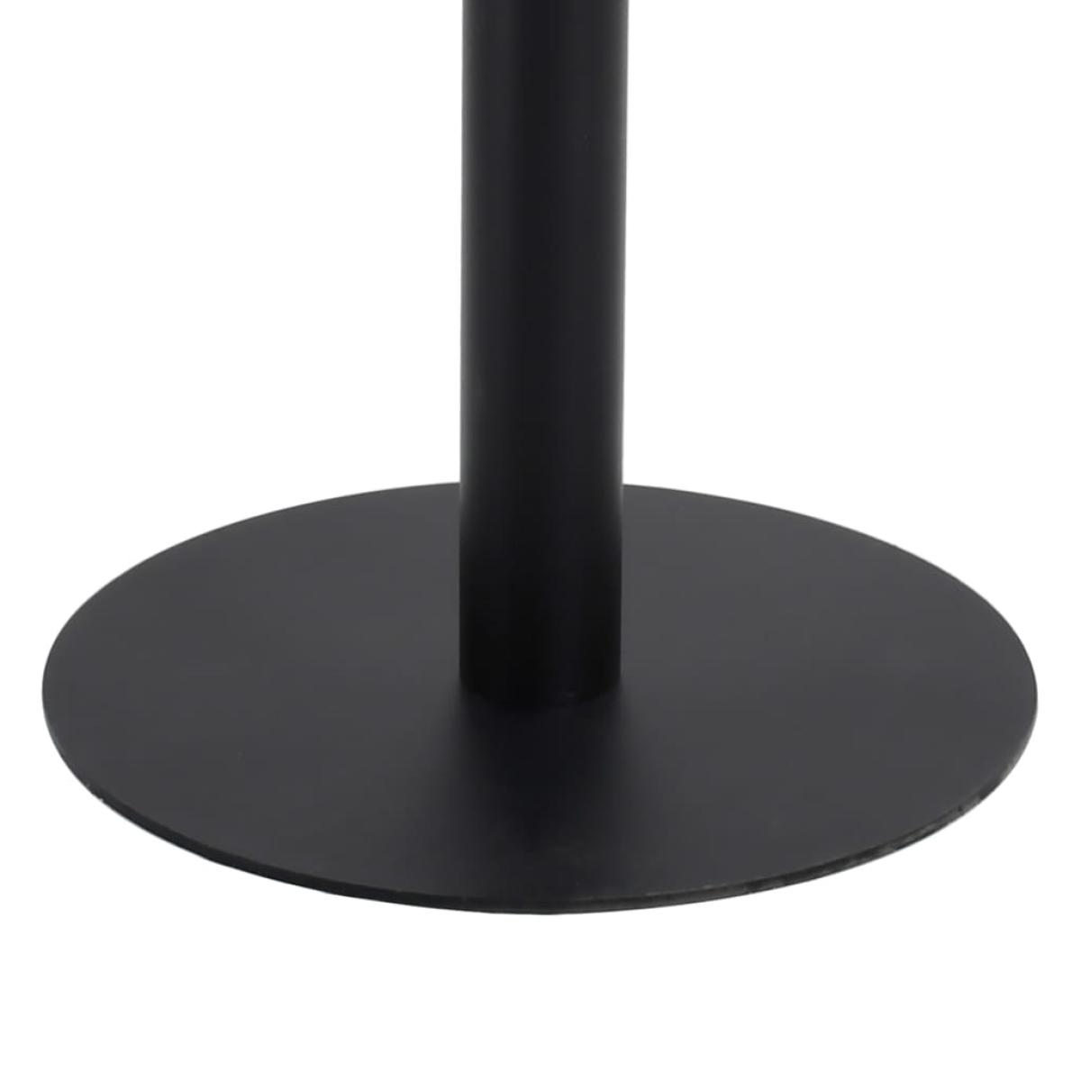 Mesa de bistró MDF marrón claro 80x80 cm 
