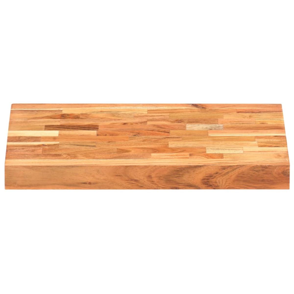 Tabla de cortar de madera maciza de acacia 40x30x4 cm