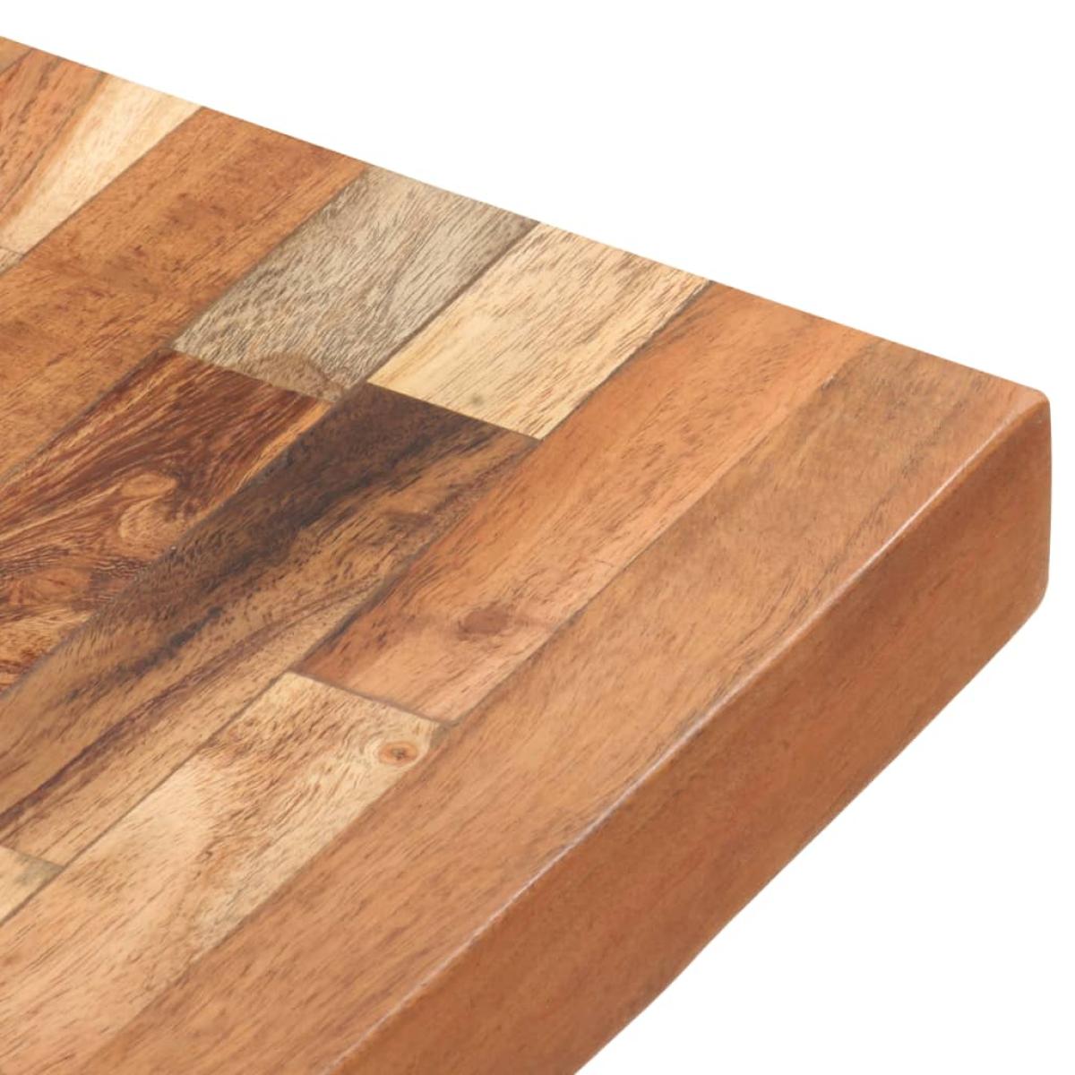 Tabla de cortar de madera maciza de acacia 60x40x4 cm