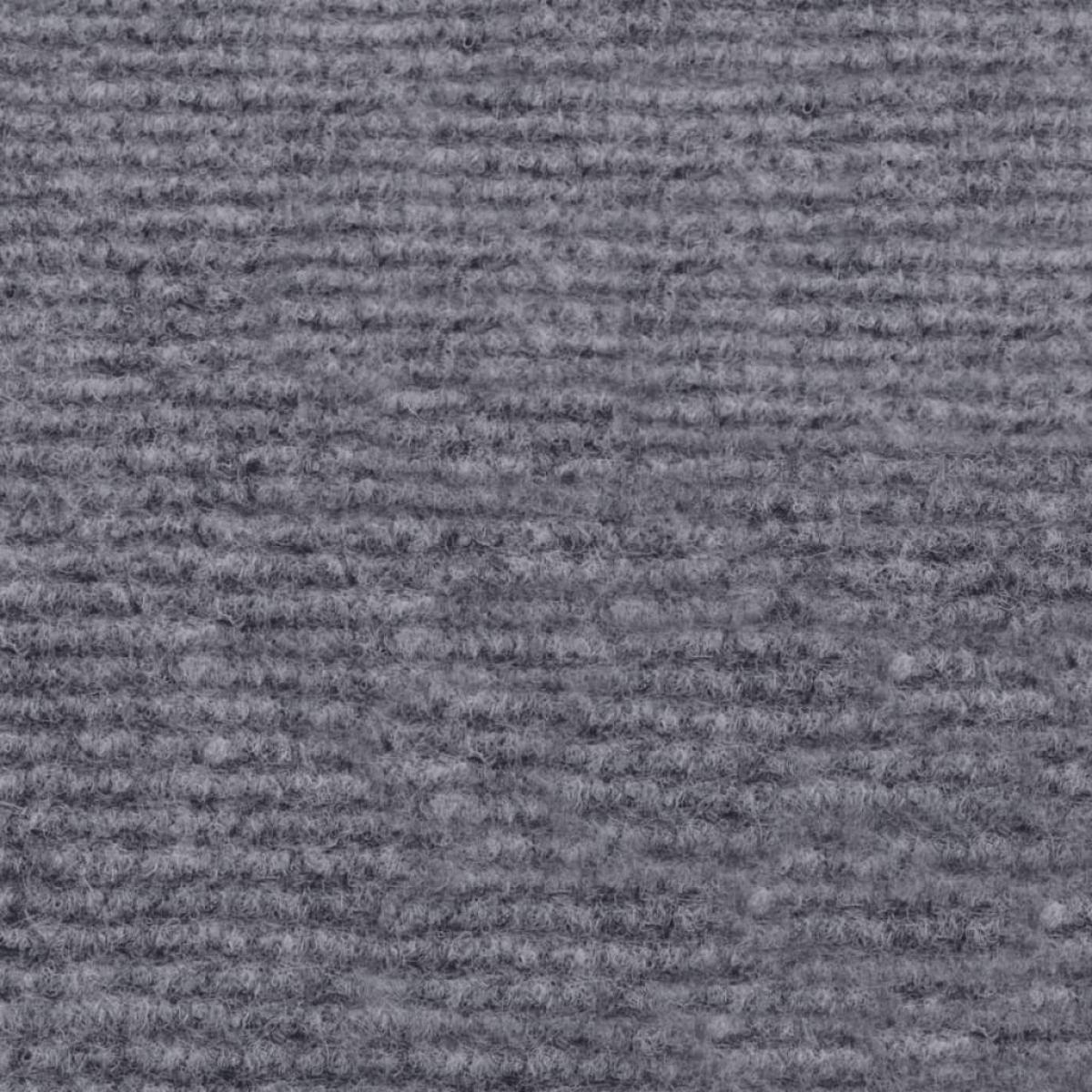 Alfombra para eventos estriada gris 1,2x15 m