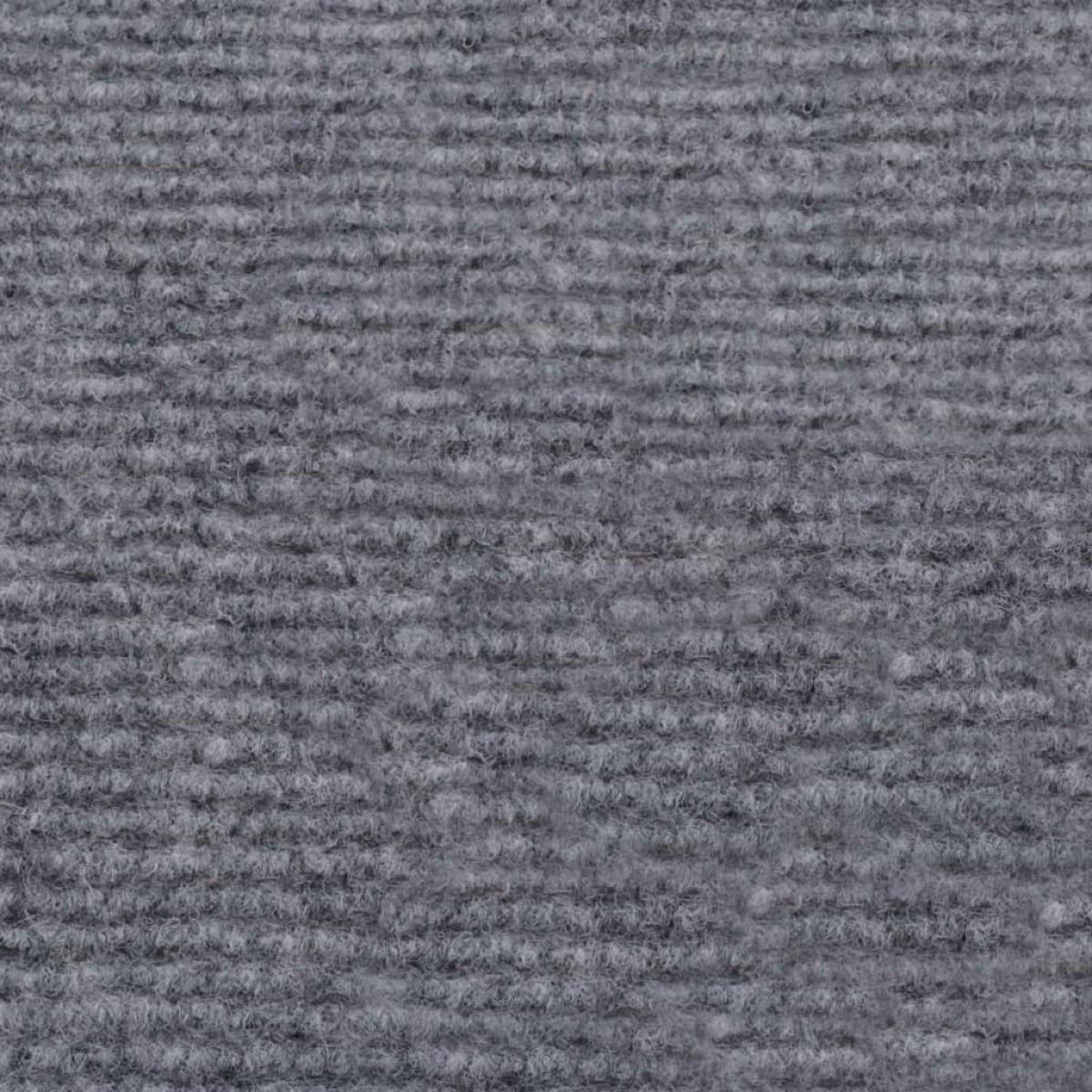 Alfombra para eventos estriada gris 1,2x20 m