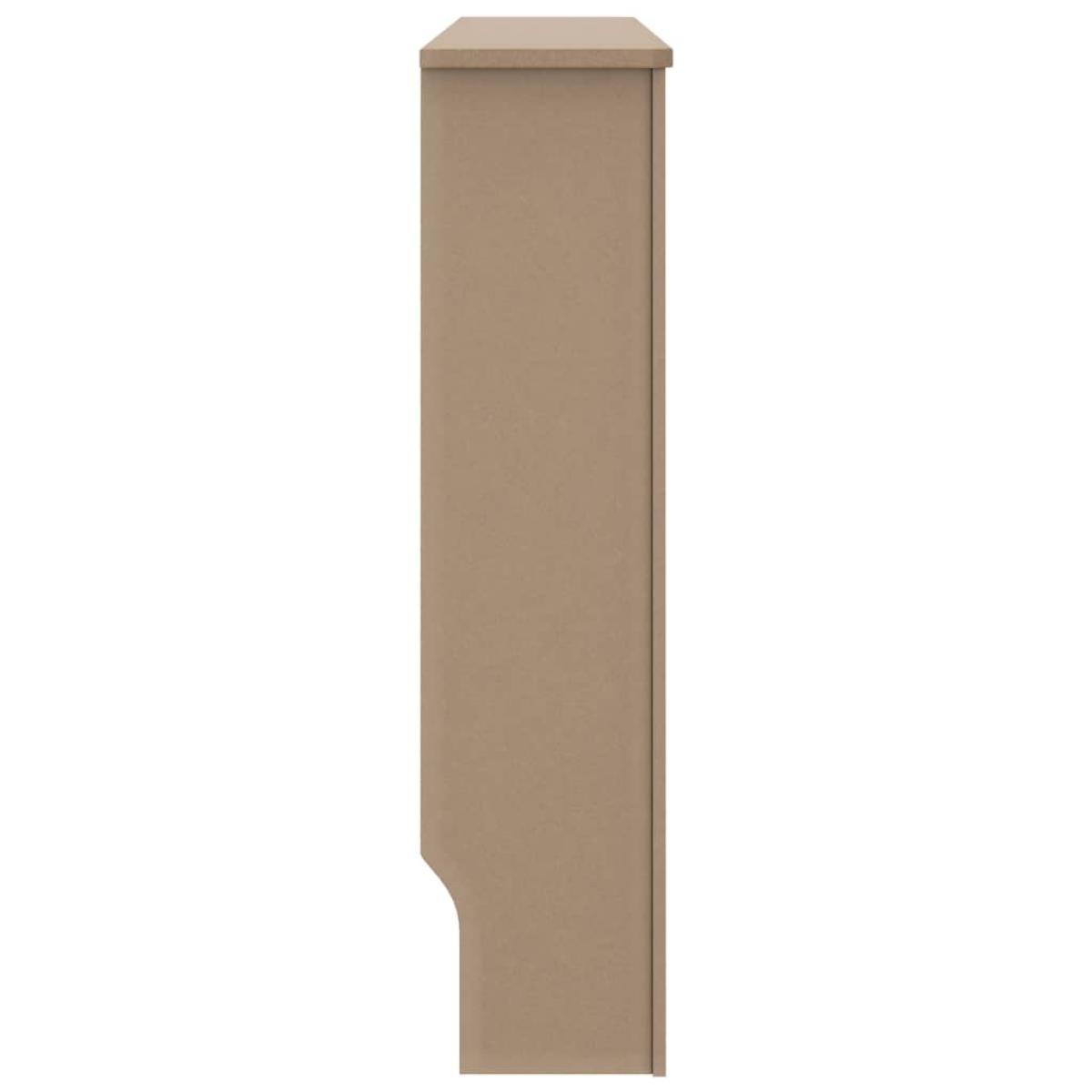 Cubierta para radiador MDF 112x19x81 cm
