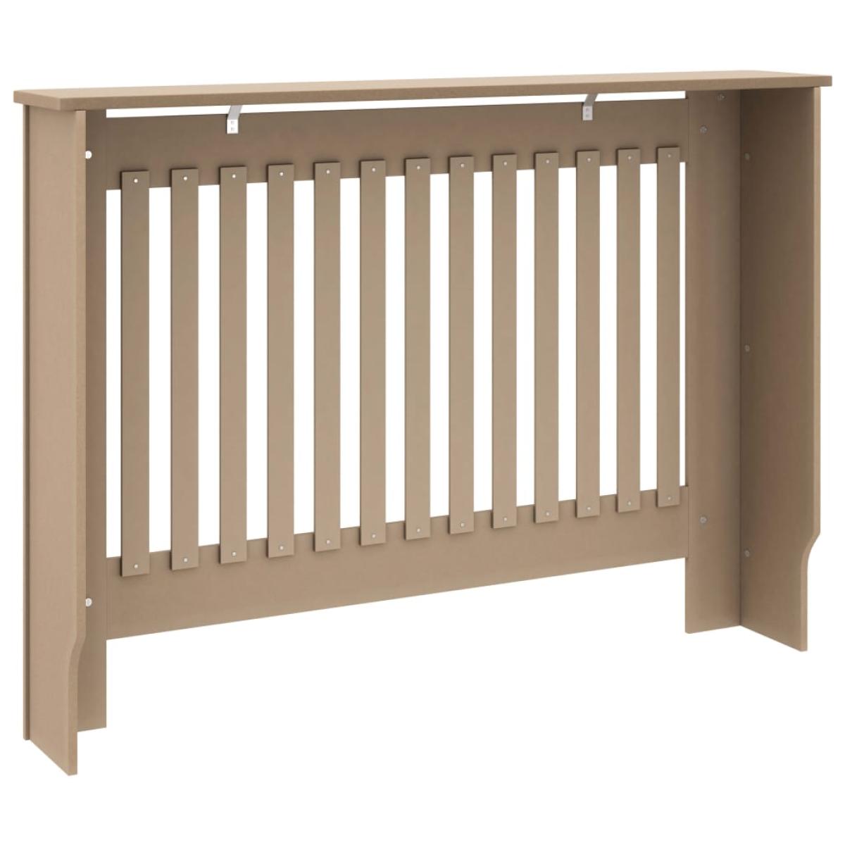 Cubierta para radiador MDF 112x19x81 cm