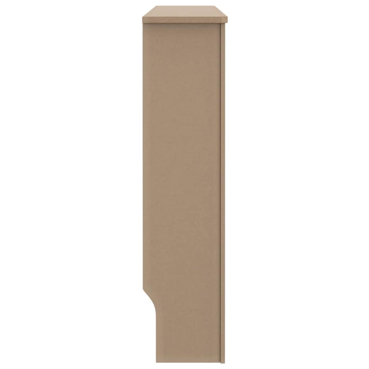 Cubierta para radiador MDF 112x19x81 cm
