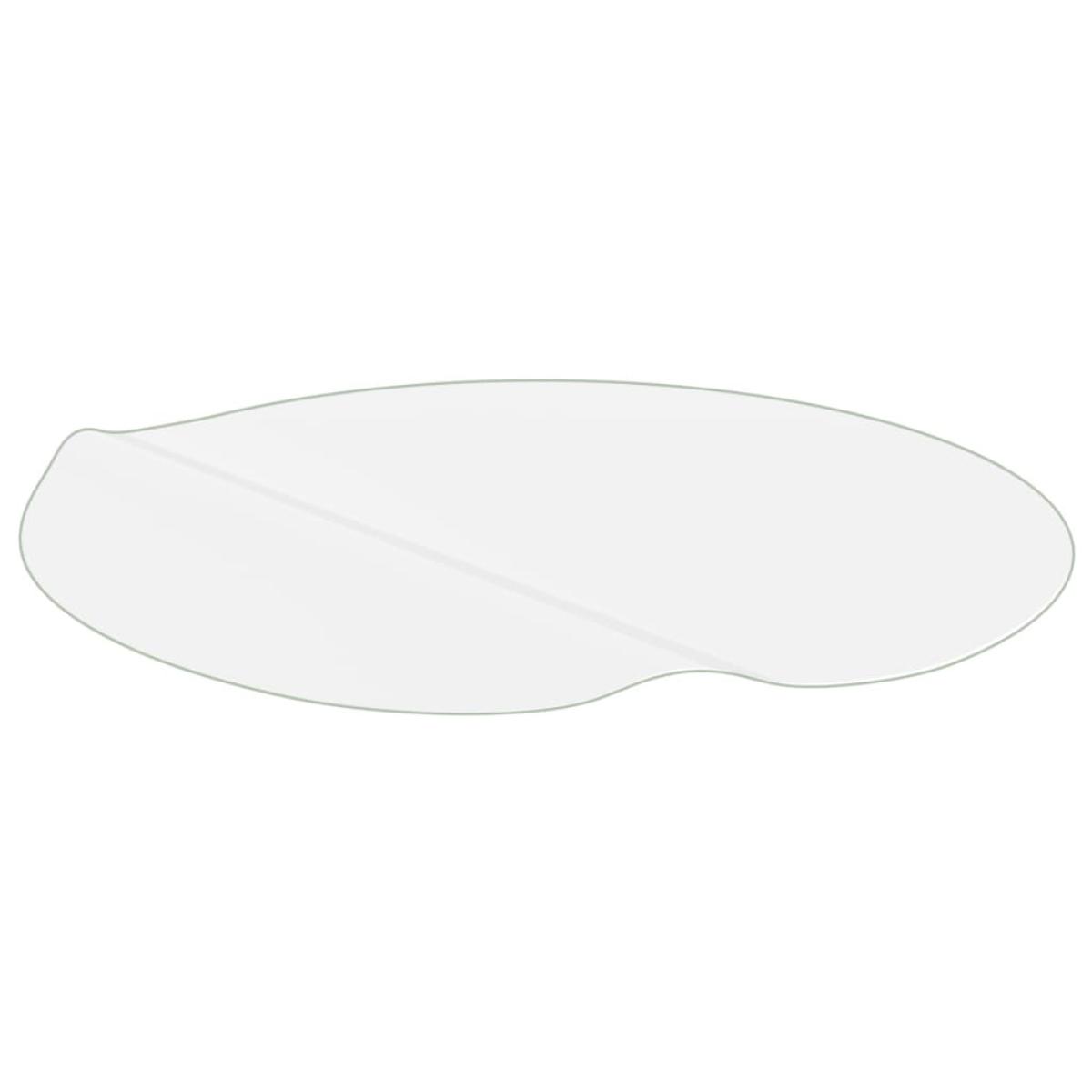 Protector de mesa PVC mate Ø 80 cm 2 mm