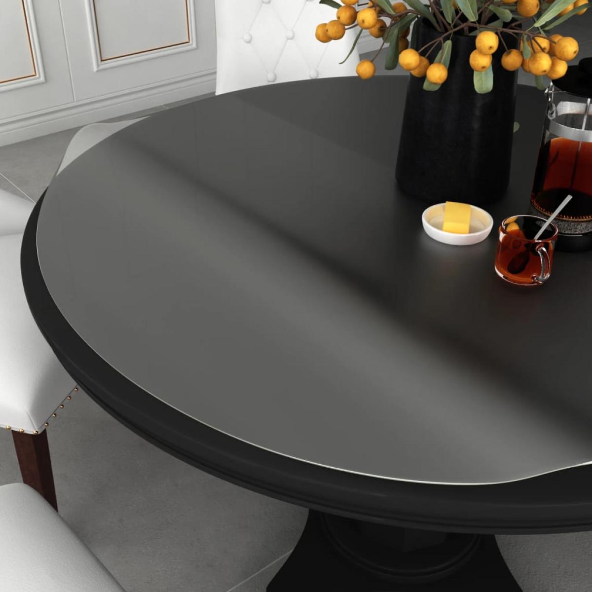 Protector de mesa PVC mate Ø 120 cm 2 mm