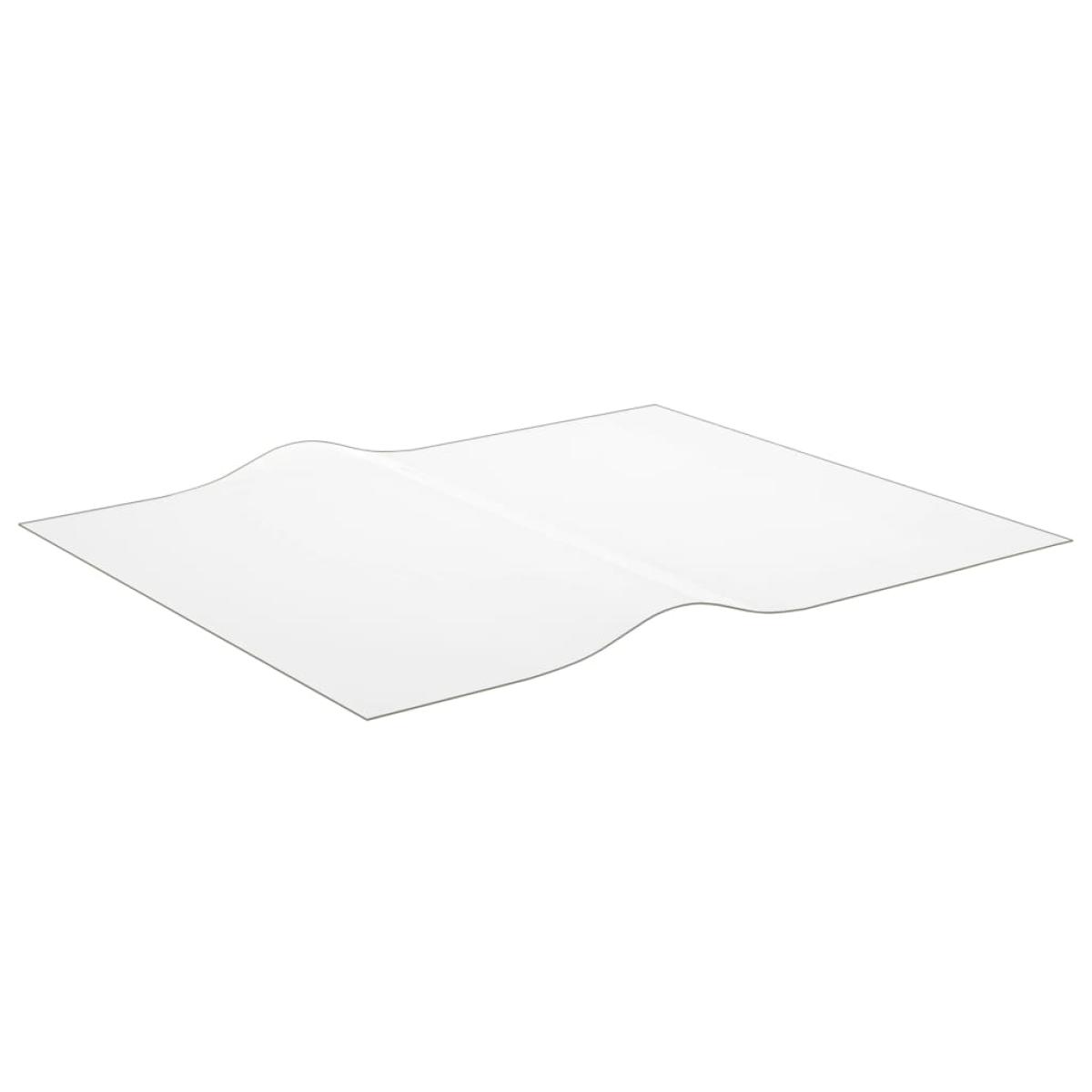 Protector de mesa PVC transparente 100x90 cm 2 mm