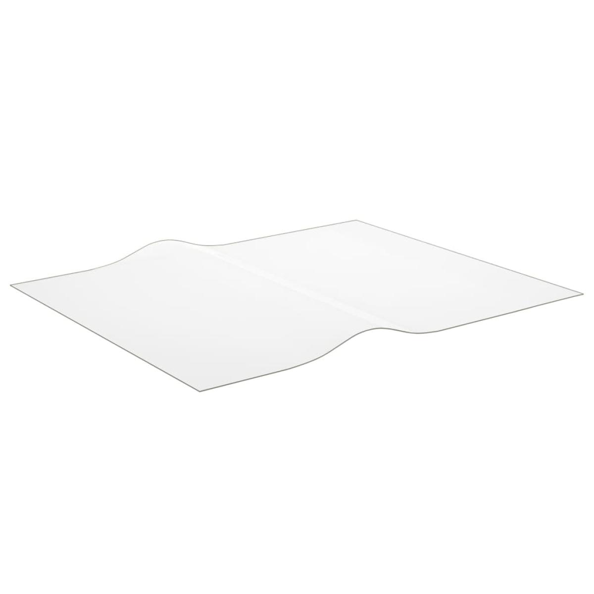Protector de mesa PVC mate 100x90 cm 2 mm