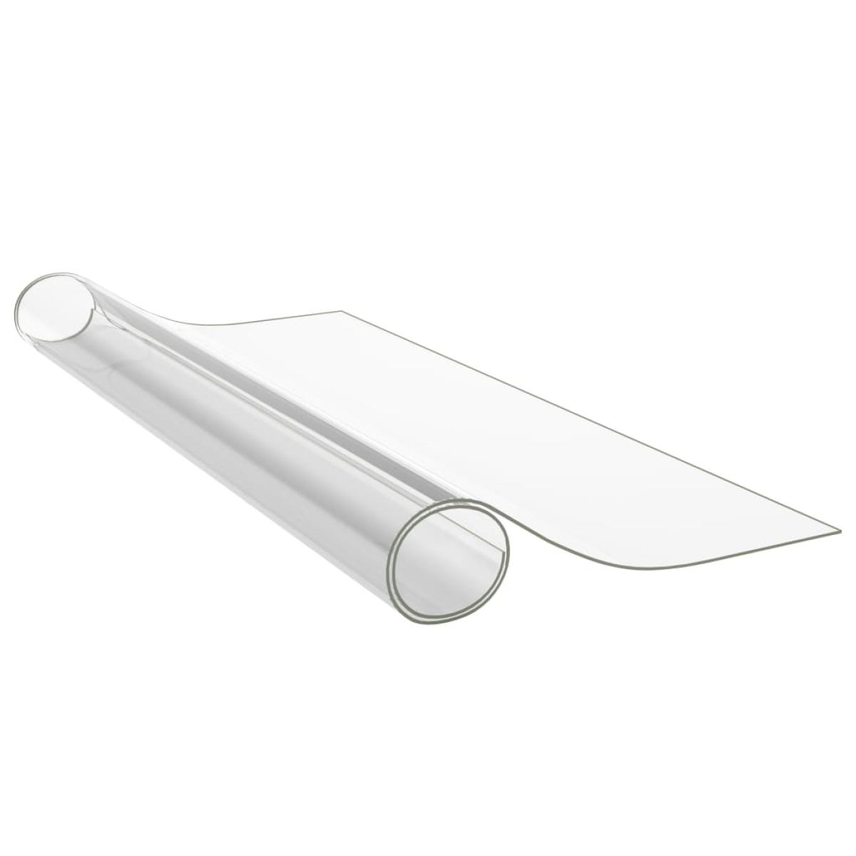 Protector de mesa PVC mate 100x90 cm 2 mm