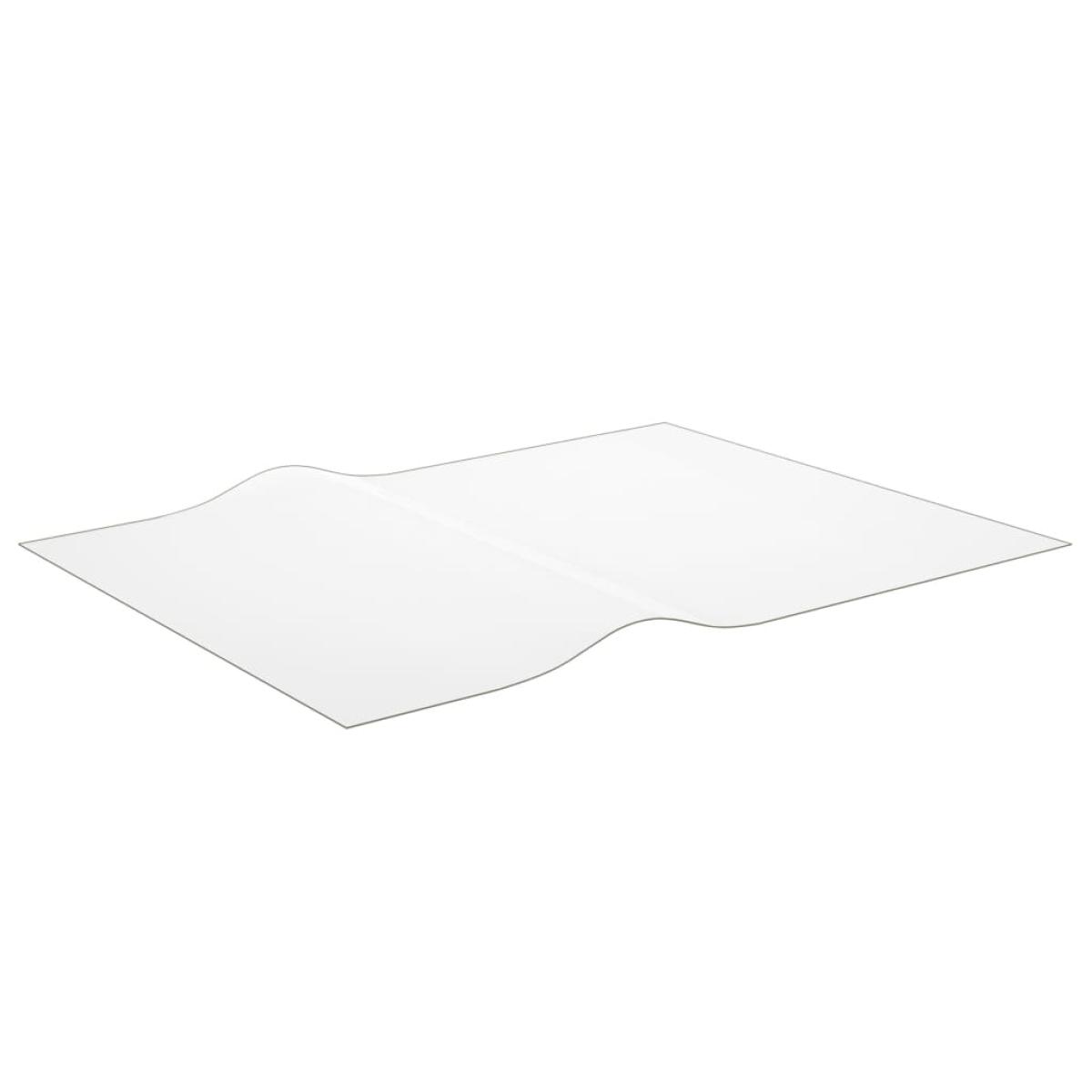 Protector de mesa PVC transparente 120x90 cm 2 mm