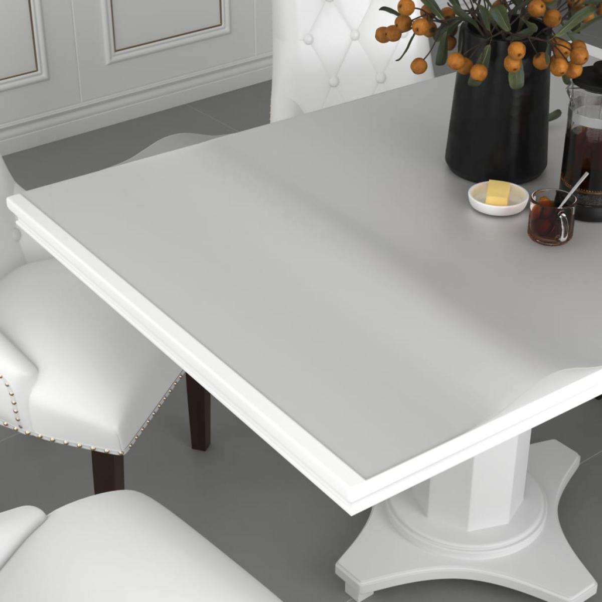 Protector de mesa PVC mate 120x90 cm 2 mm