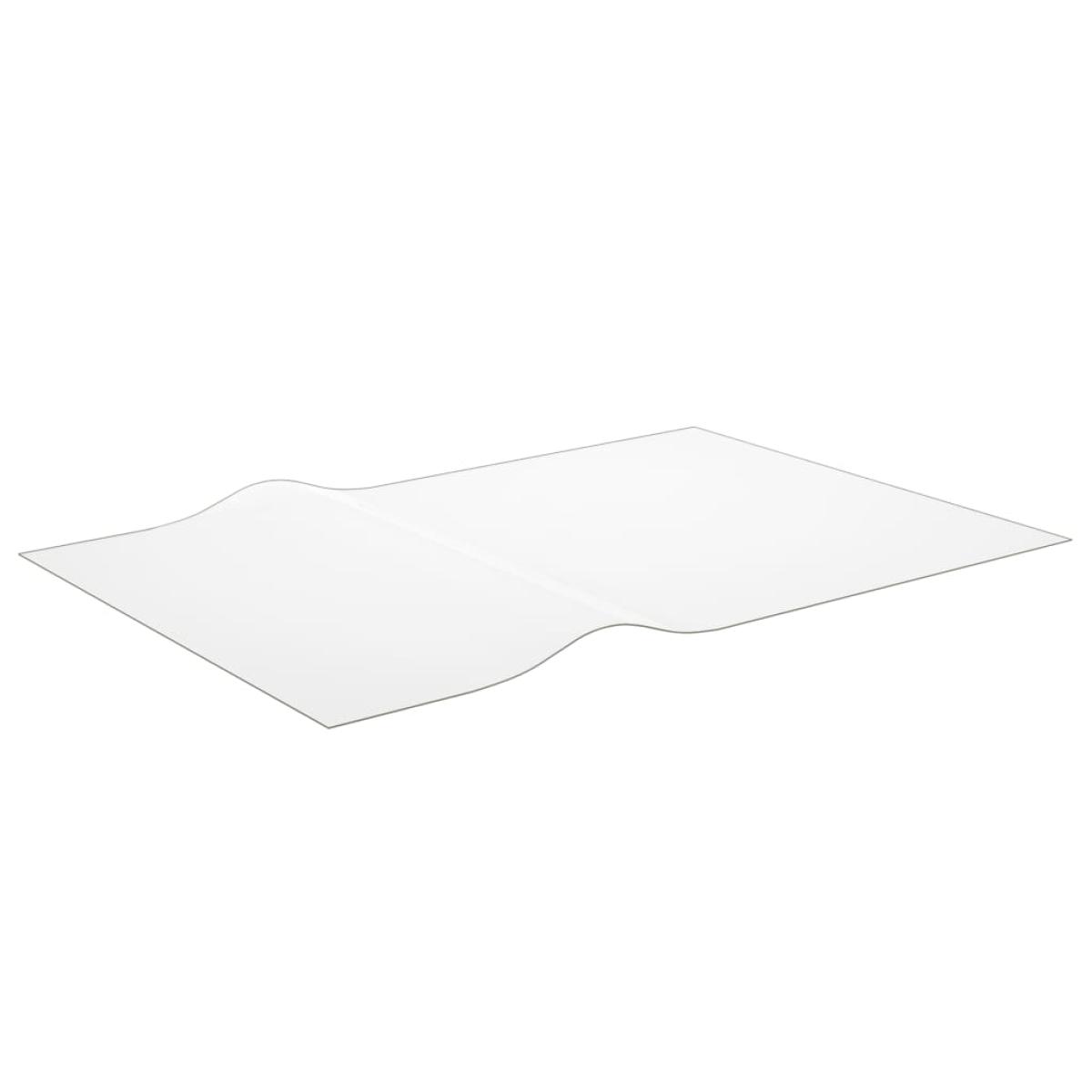 Protector de mesa PVC mate 160x90 cm 2 mm