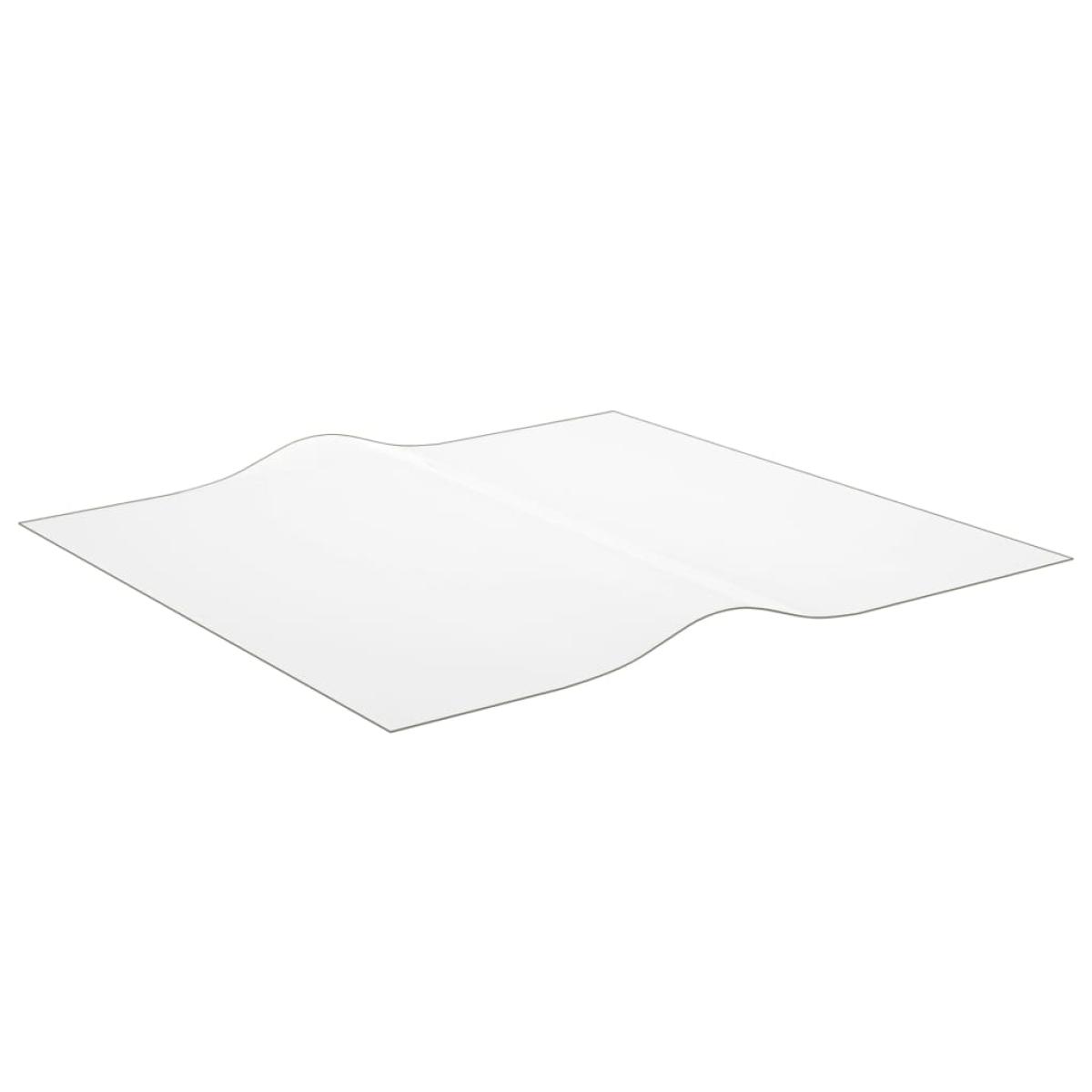 Protector de mesa PVC transparente 90x90 cm 2 mm