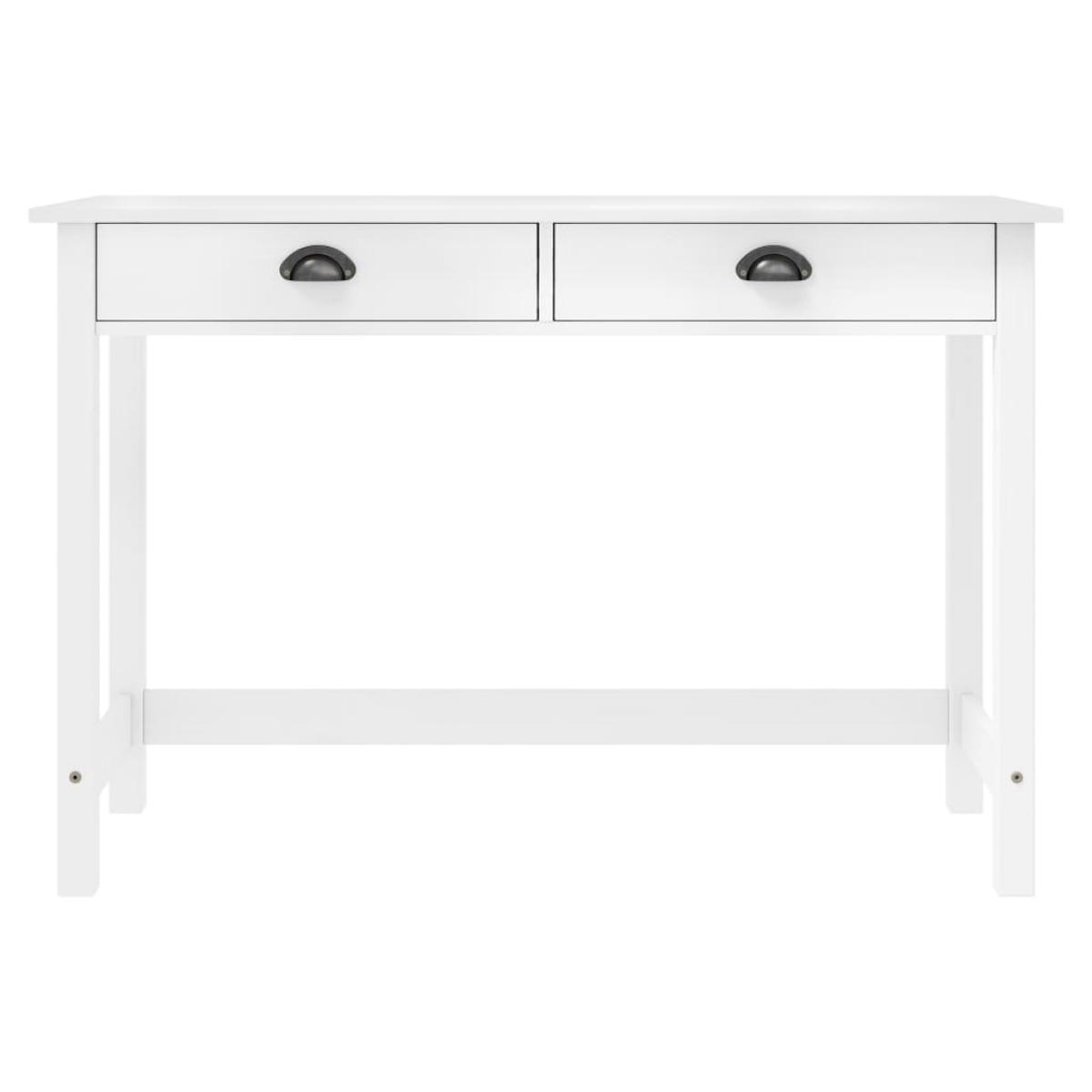 Mesa consola Hill con 2 cajones madera pino 110x45x74 cm