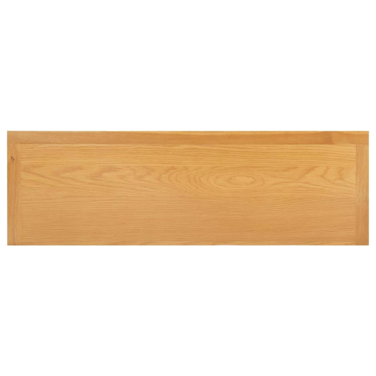 Cajonera de madera de roble macizo 105x33,5x73 cm