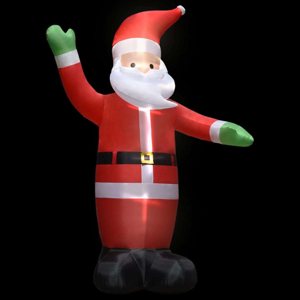 Papá Noel inflable con LED adorno navideño IP44 4,5 m 