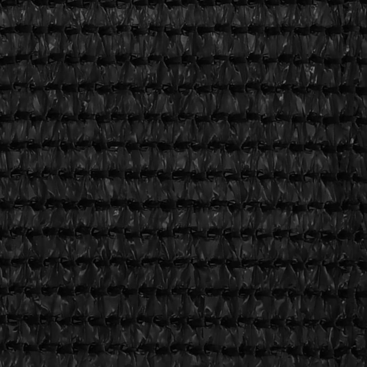 Alfombra de tienda de campaña negro 250x350 cm