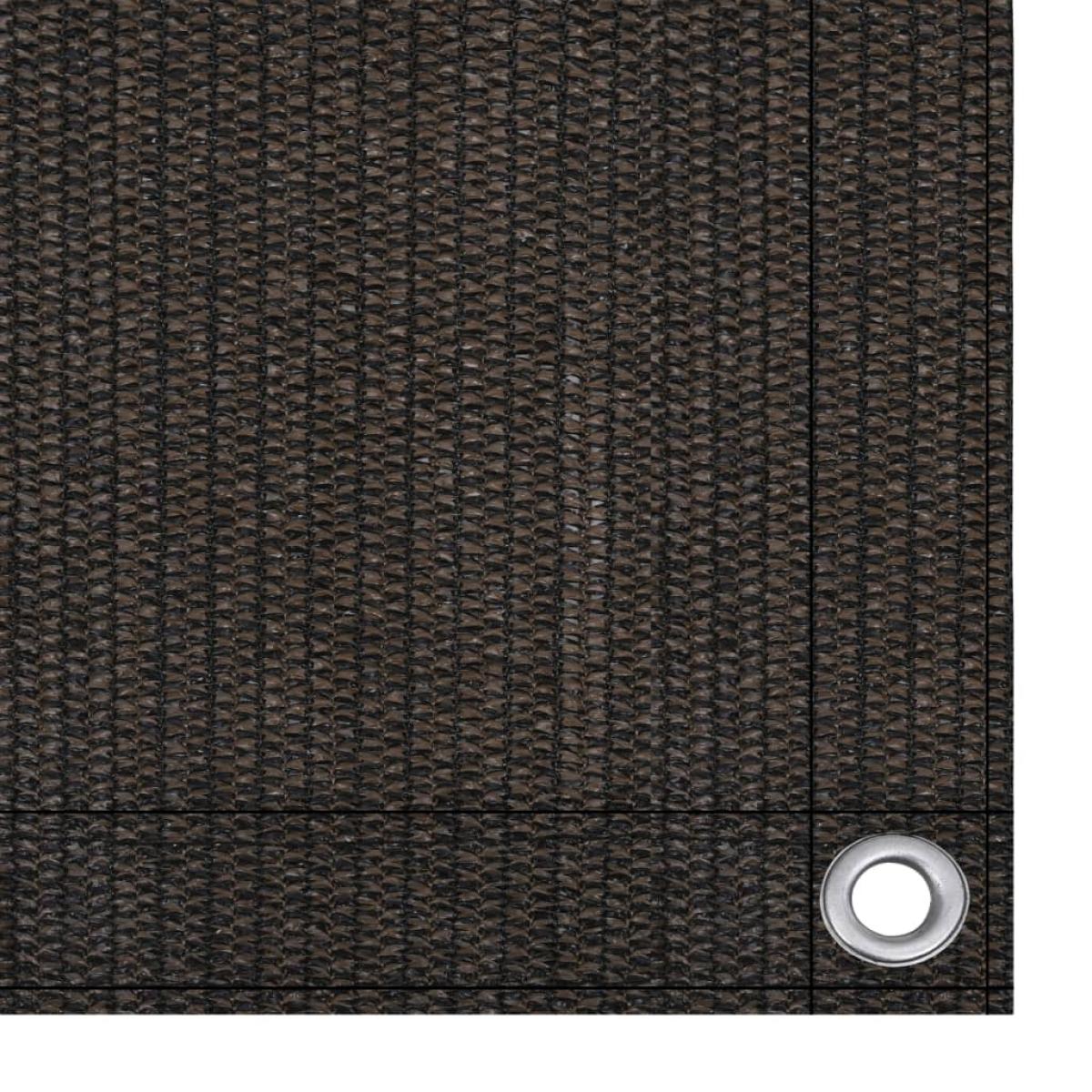 Alfombra para tienda de campaña marrón 400x500 cm