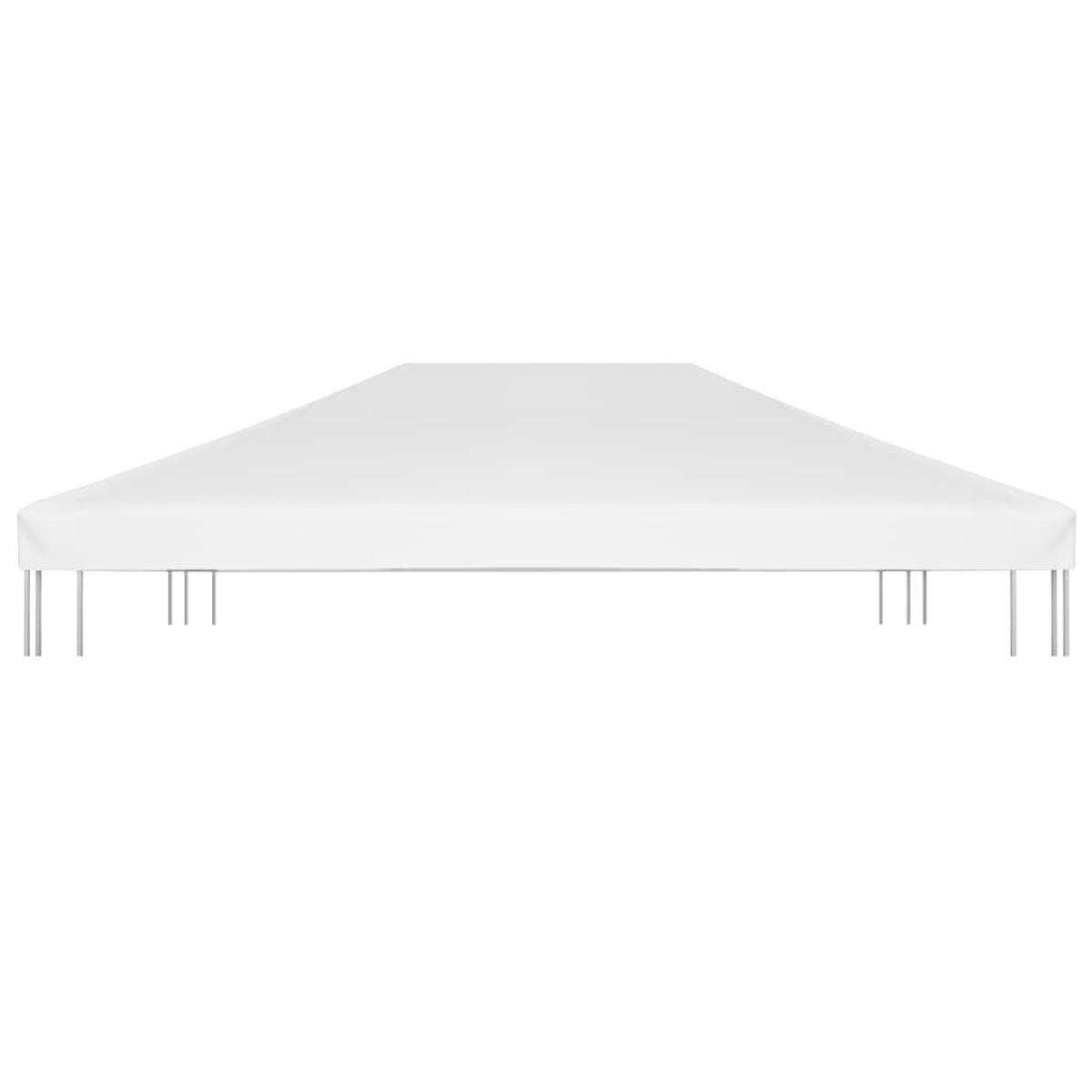 Toldo de cenador 270 g/m² 4x3 m blanco