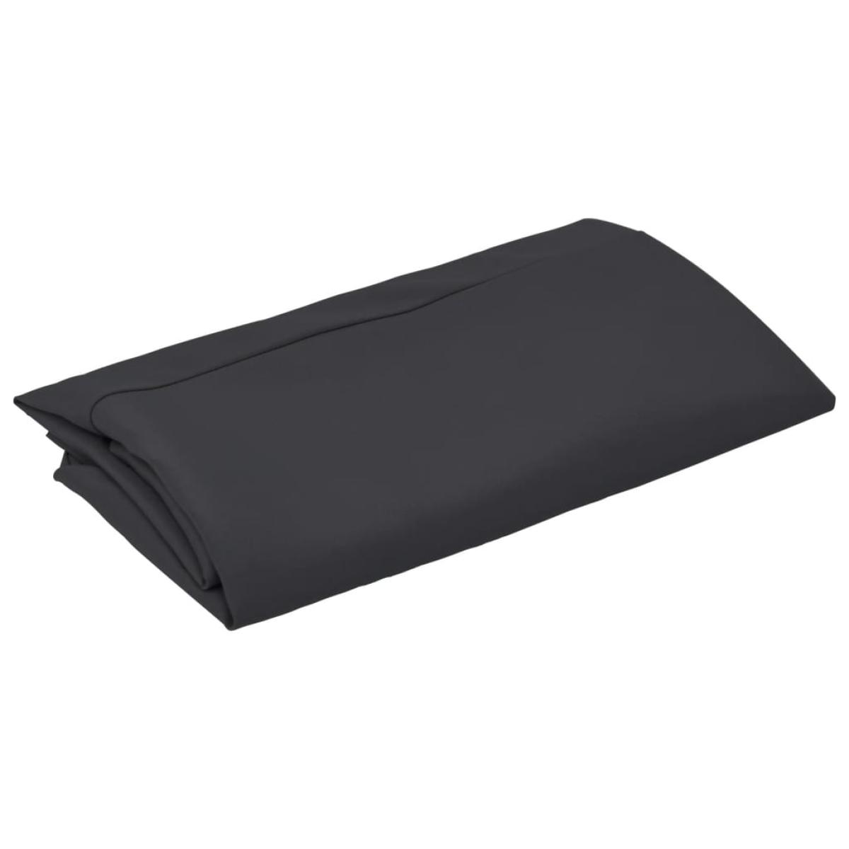 Tela de repuesto para sombrilla voladiza negra 300 cm