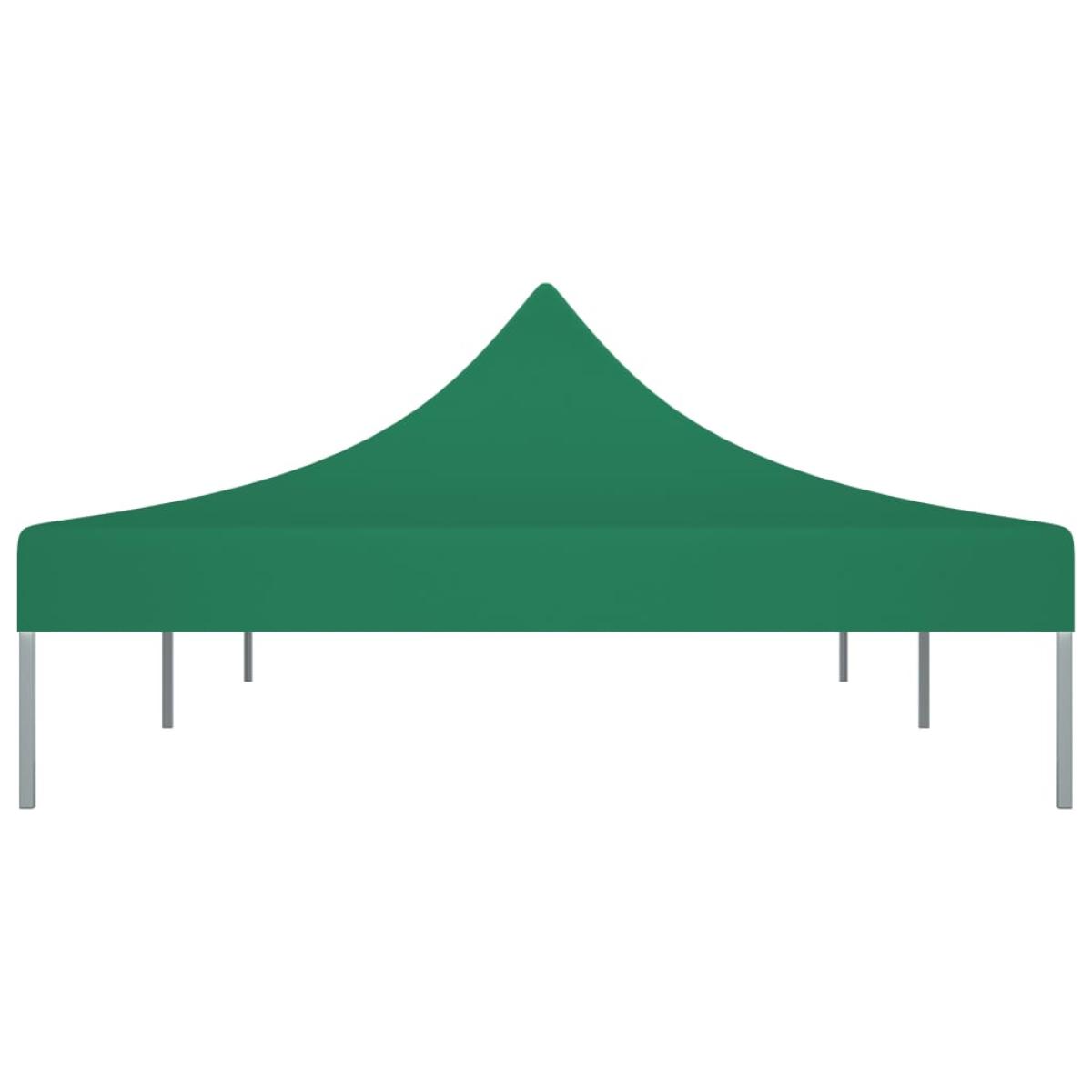 Techo de carpa para celebraciones verde 6x3 m 270 g/m²