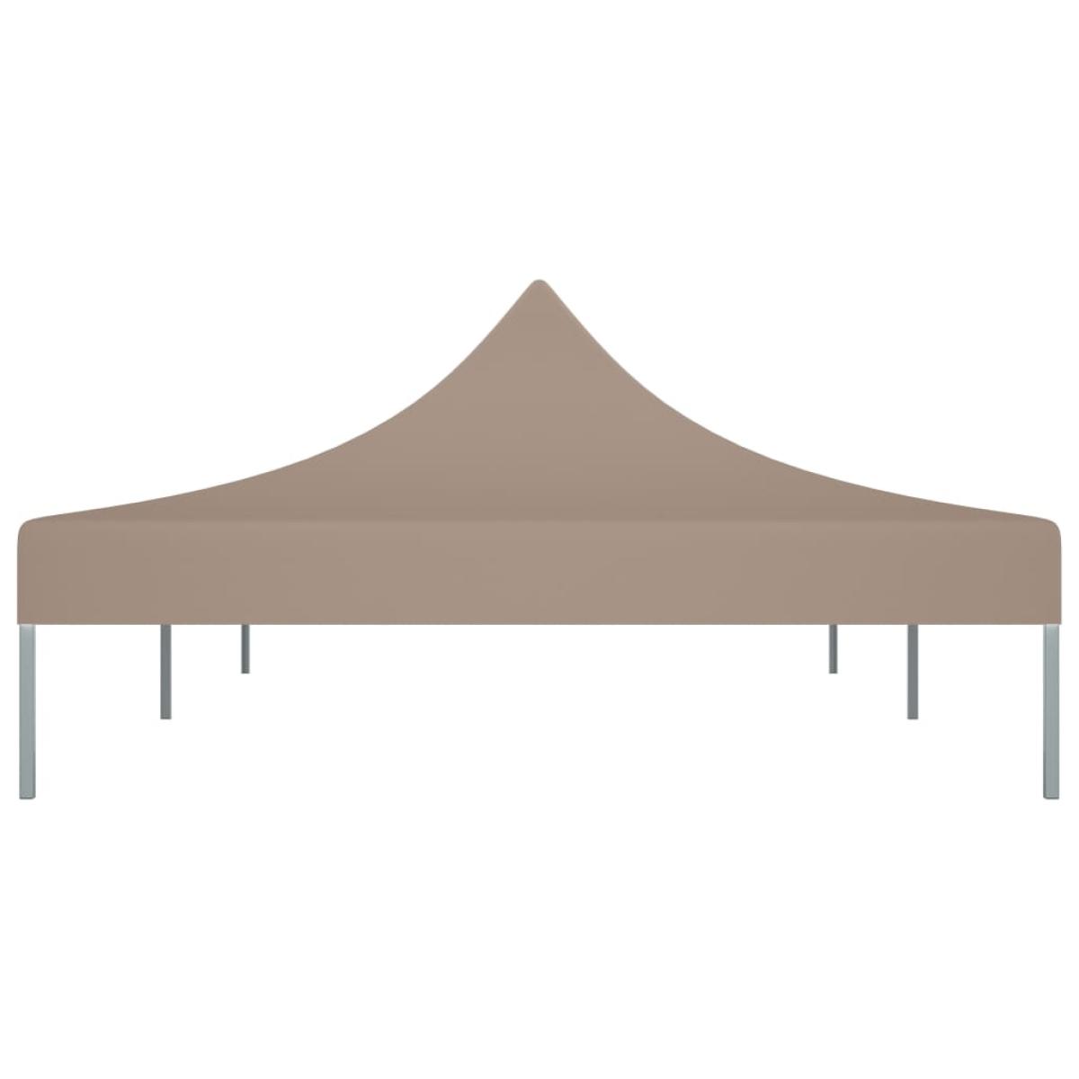 Techo de carpa para celebraciones gris taupe 6x3 m 270 g/m²