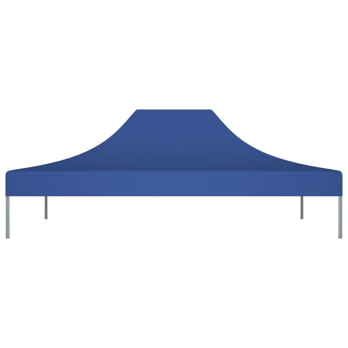 Techo de carpa para celebraciones azul 4x3 m 270 g/m²