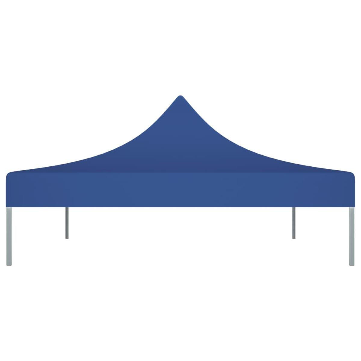 Techo de carpa para celebraciones azul 4x3 m 270 g/m²