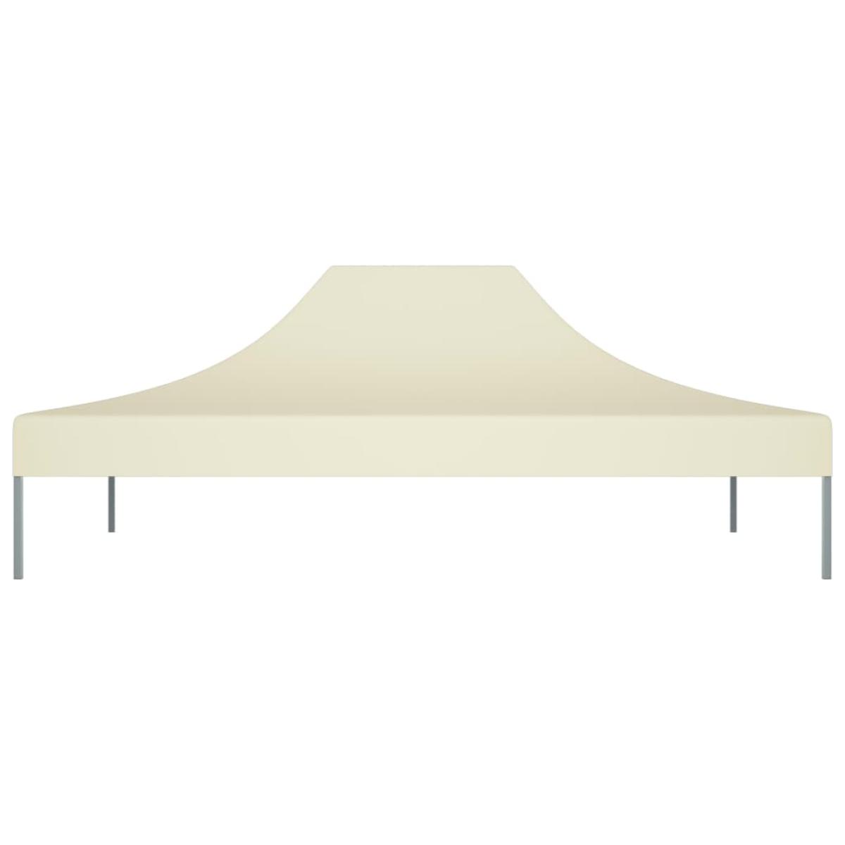 Techo de carpa para celebraciones color crema 4,5x3 m 270 g/m²