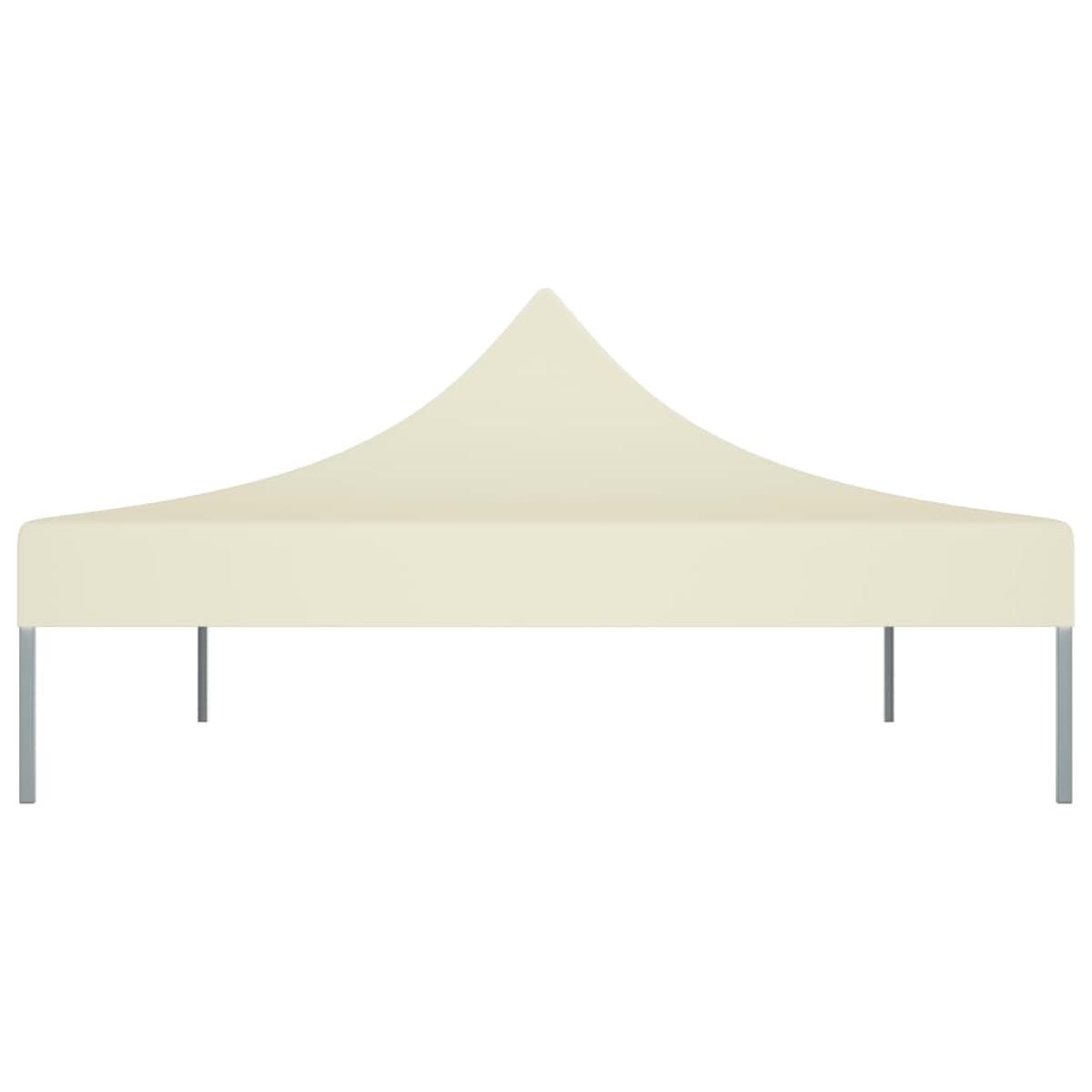 Techo de carpa para celebraciones color crema 4,5x3 m 270 g/m²