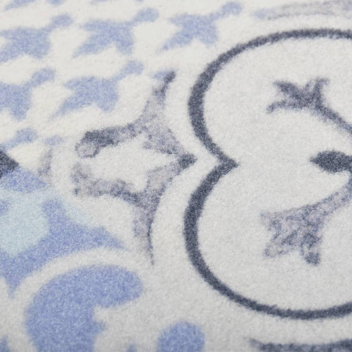 Alfombra de cocina lavable mosaico 60x300 cm