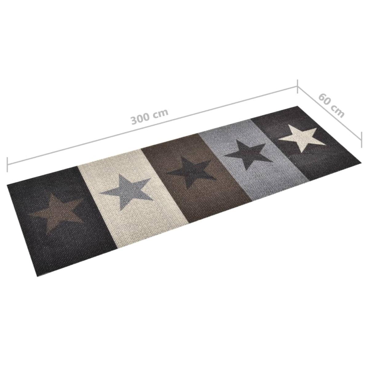 Alfombra de cocina lavable Stars 60x300 cm
