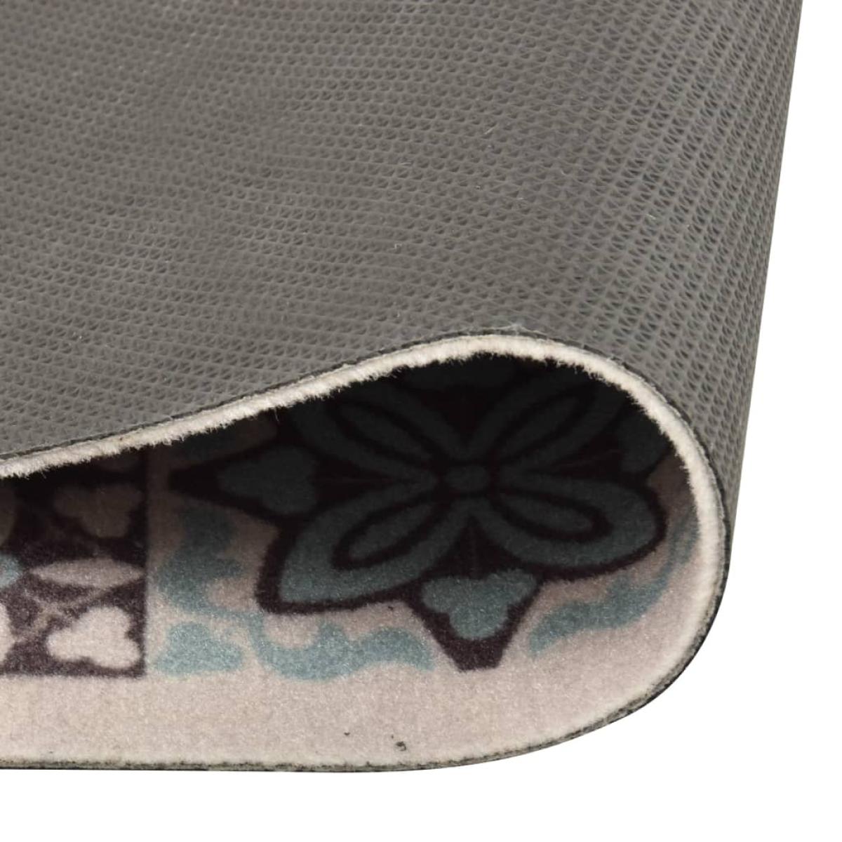 Alfombra de cocina lavable mosaico de colores 60x300 cm