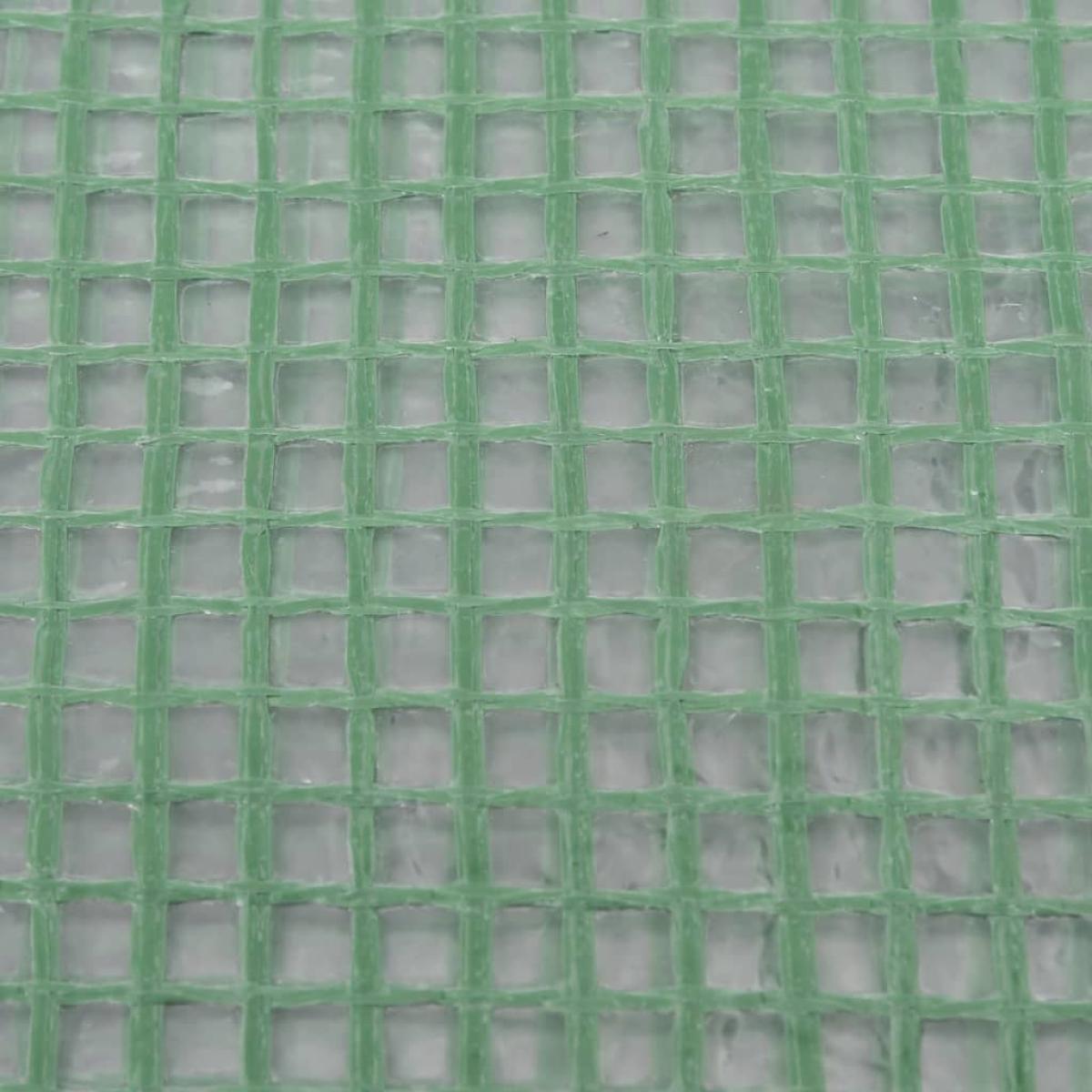 Cubierta de repuesto de invernadero verde 0,5 m² 50x100x190 cm